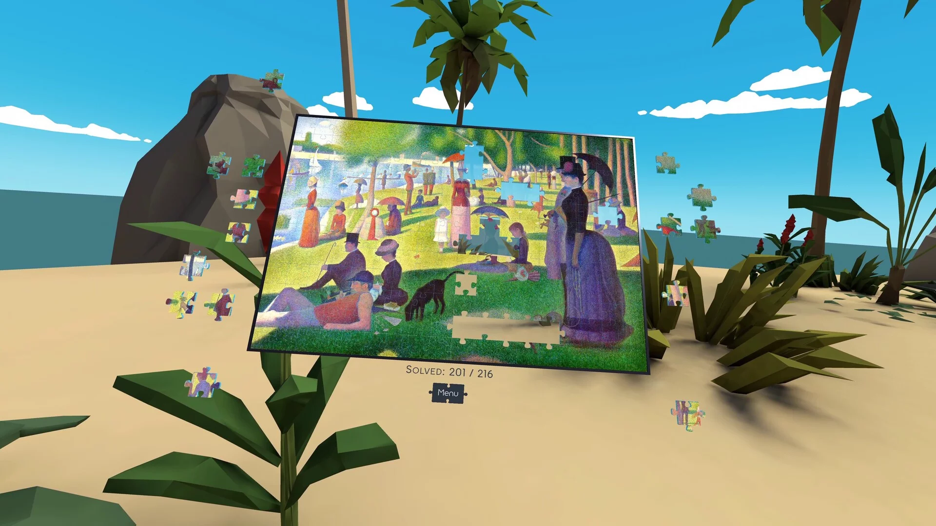 Изображение игры: Puzzle Me - The VR Jigsaw Game