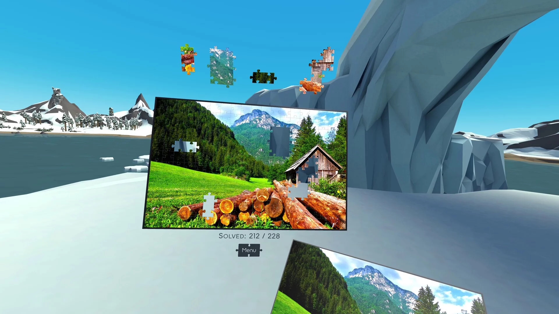 Изображение игры: Puzzle Me - The VR Jigsaw Game