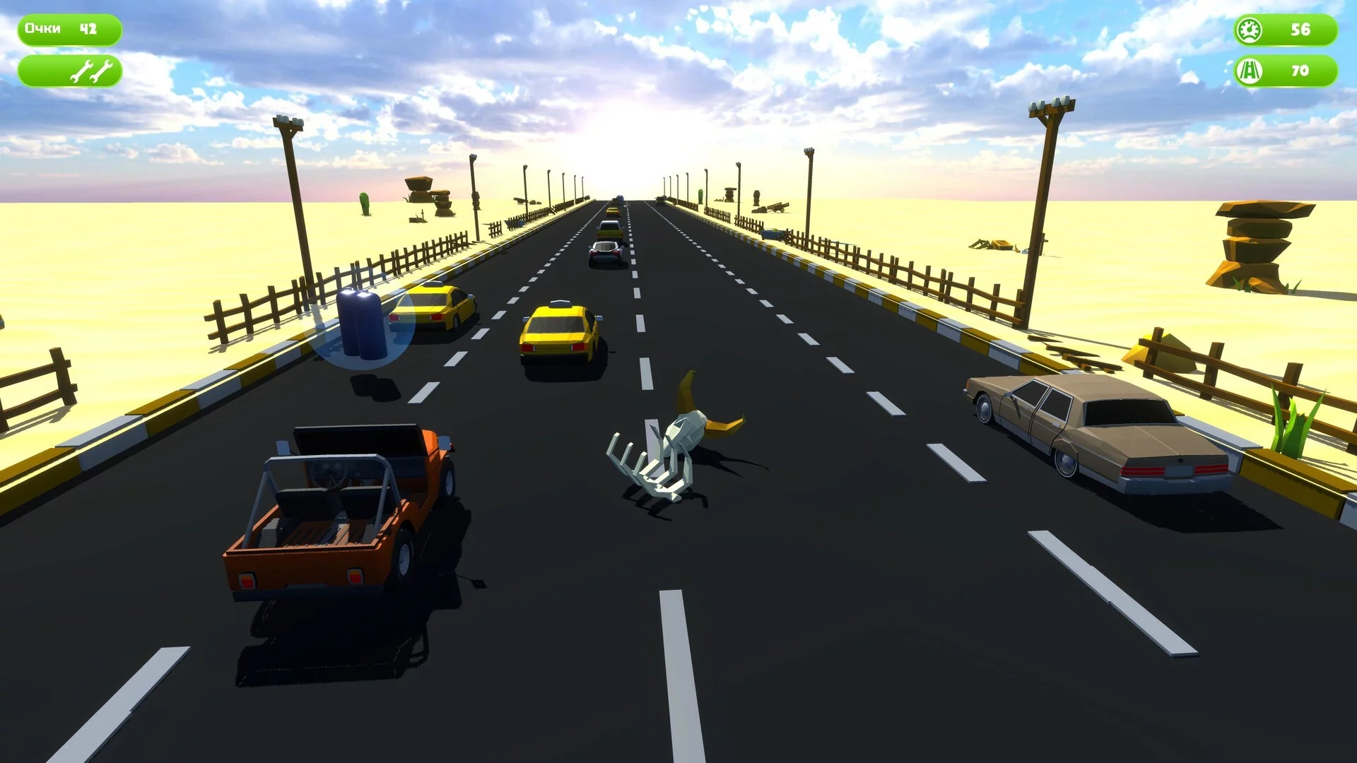 Изображение игры: Crazy Traffic Racer