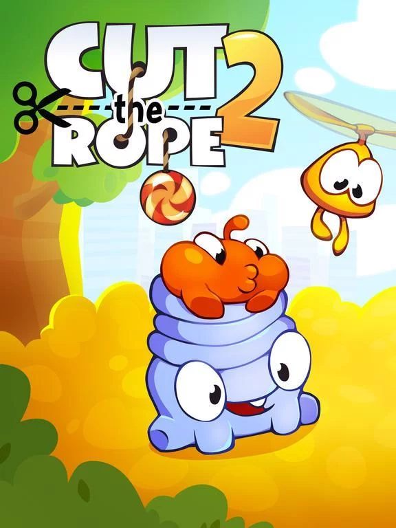 Изображение игры: Cut the Rope 2: Om Nom's Quest