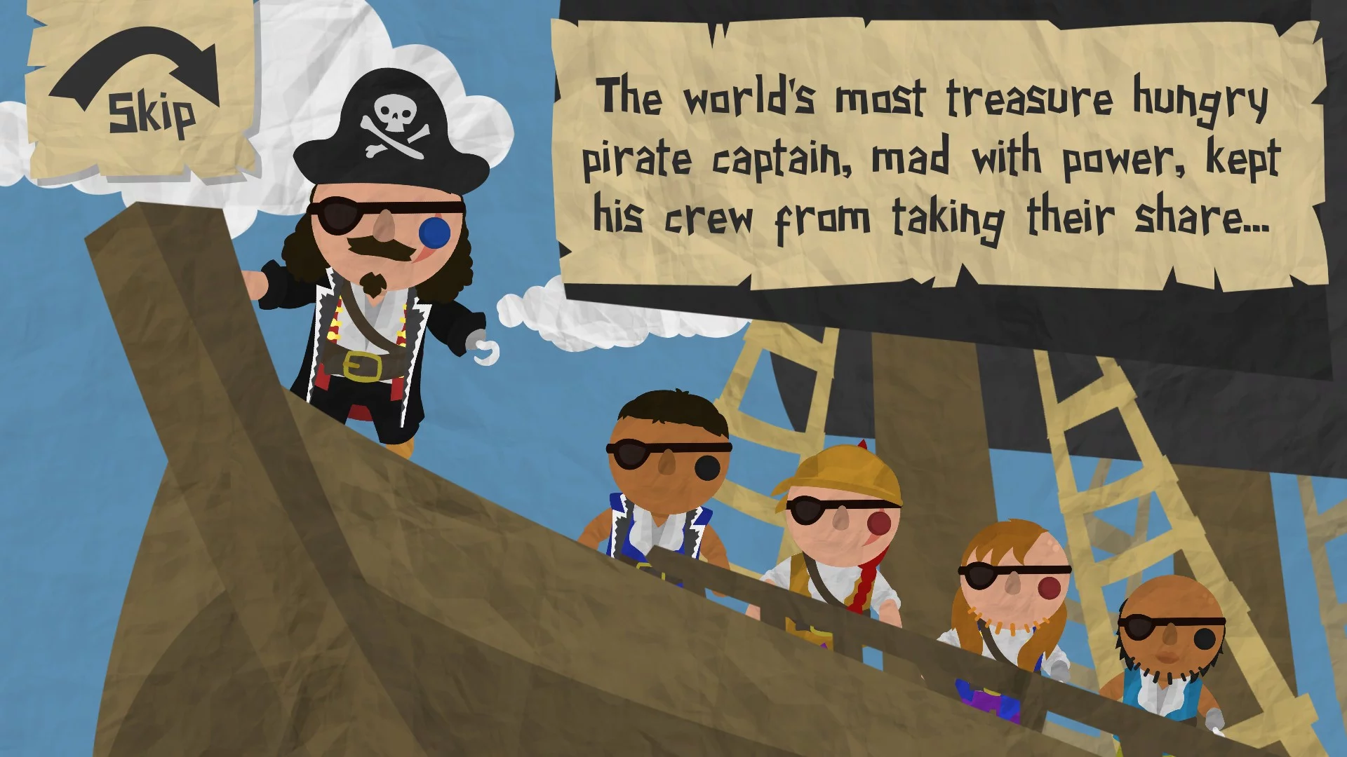 Изображение игры: Paper Pirates