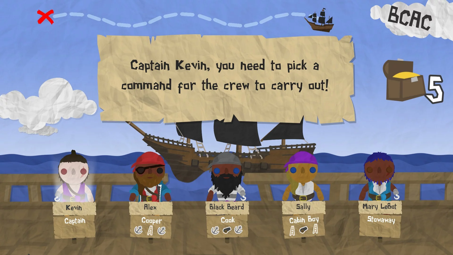 Изображение игры: Paper Pirates