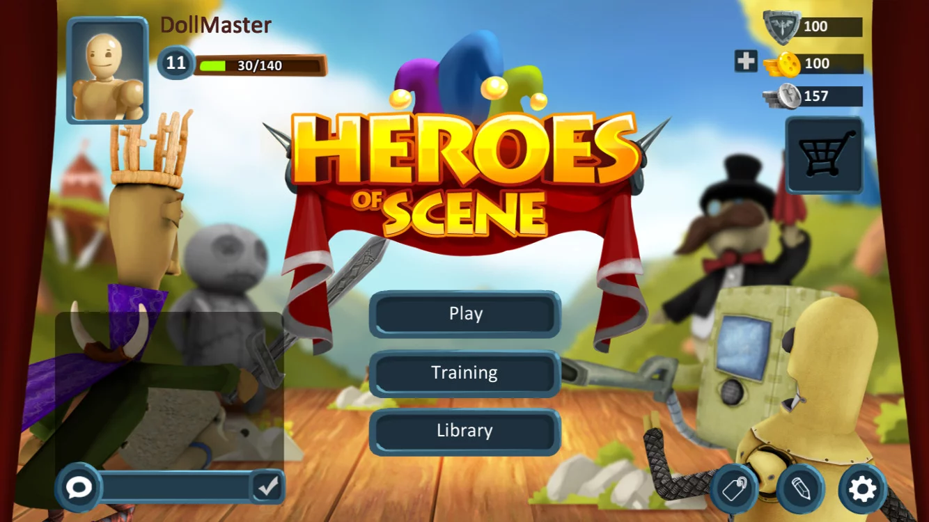 Изображение игры: Heroes of Scene