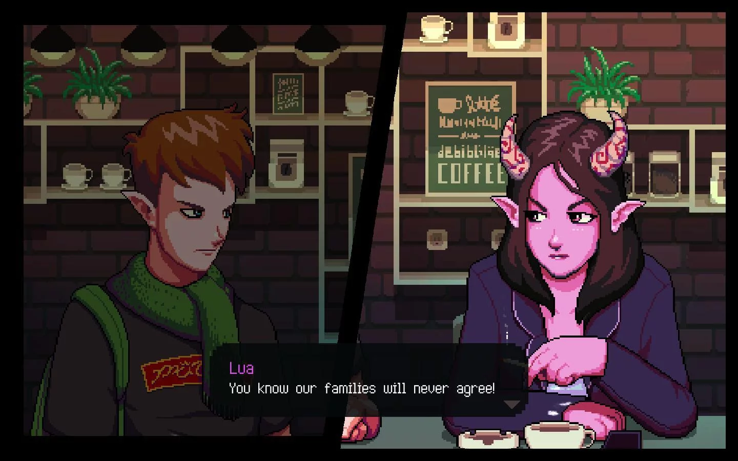 Изображение игры: Coffee Talk Demo