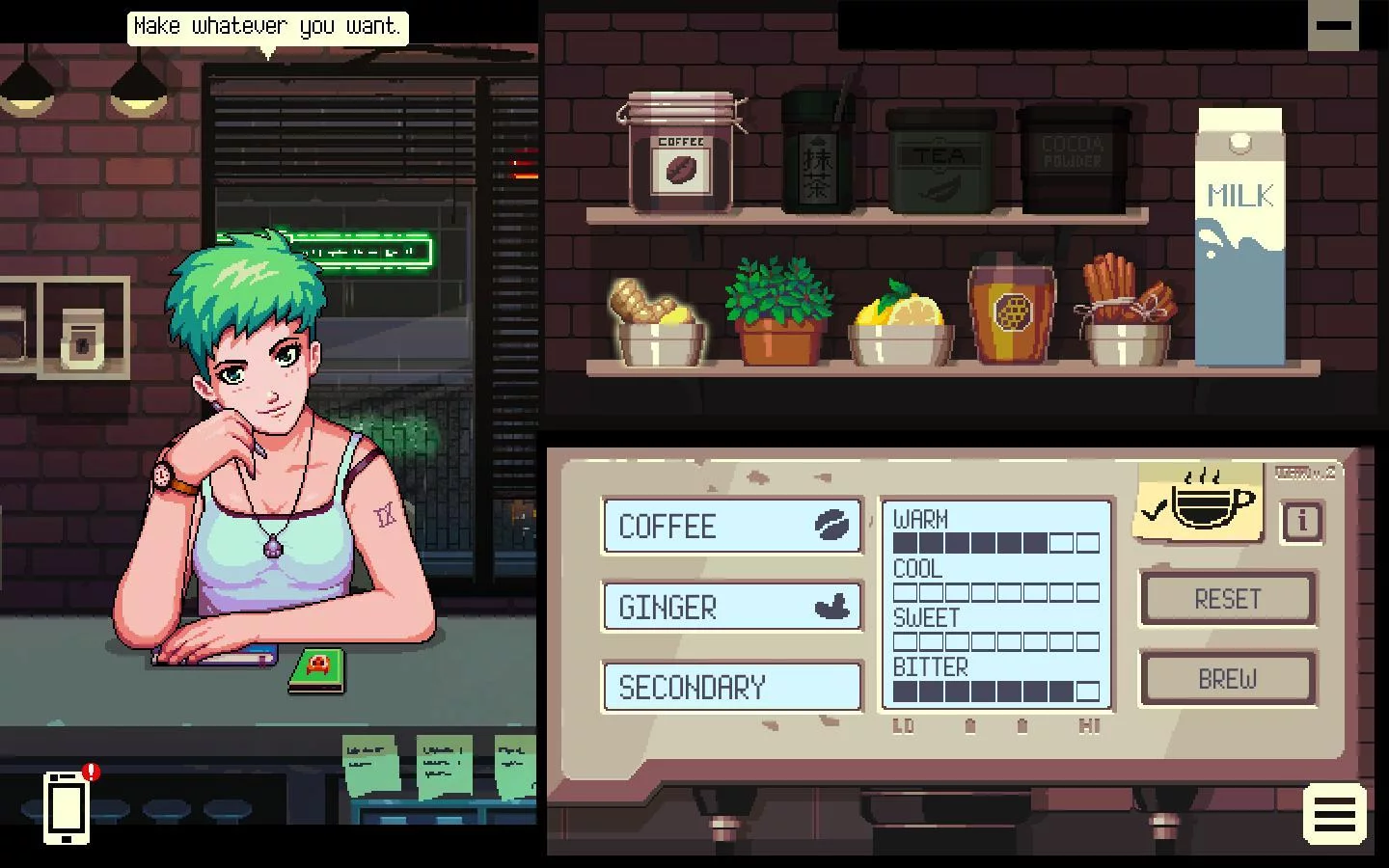 Изображение игры: Coffee Talk Demo