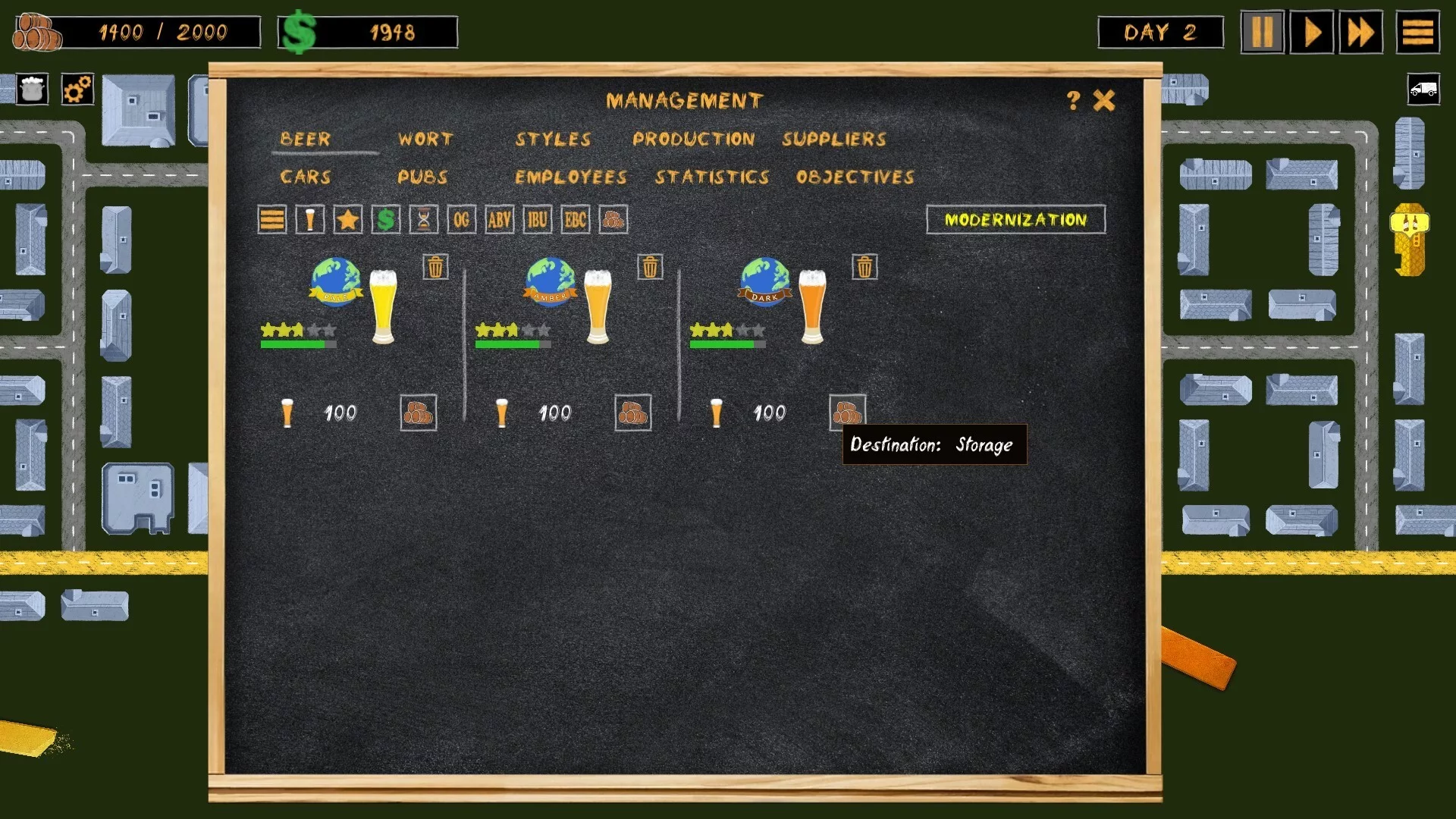 Изображение игры: Microbrewery Tycoon