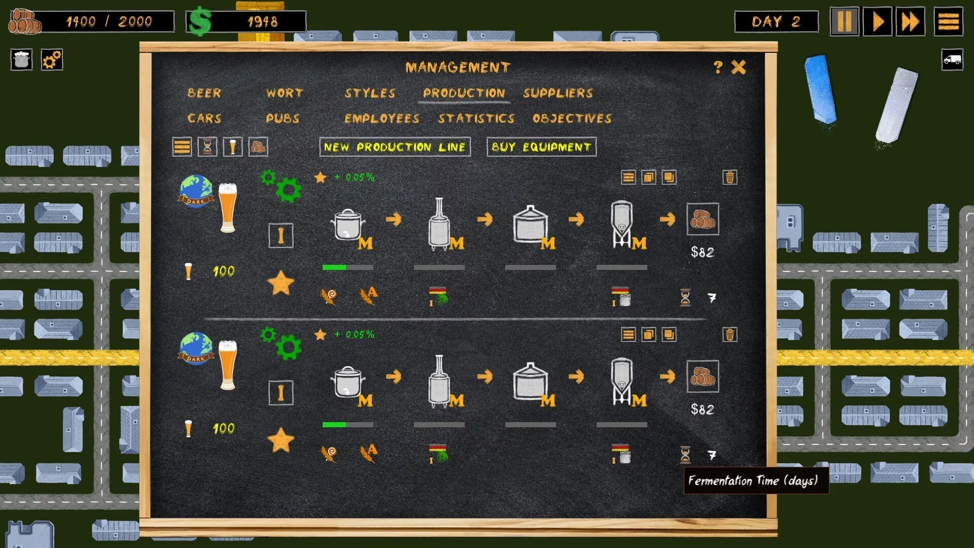 Изображение игры: Microbrewery Tycoon