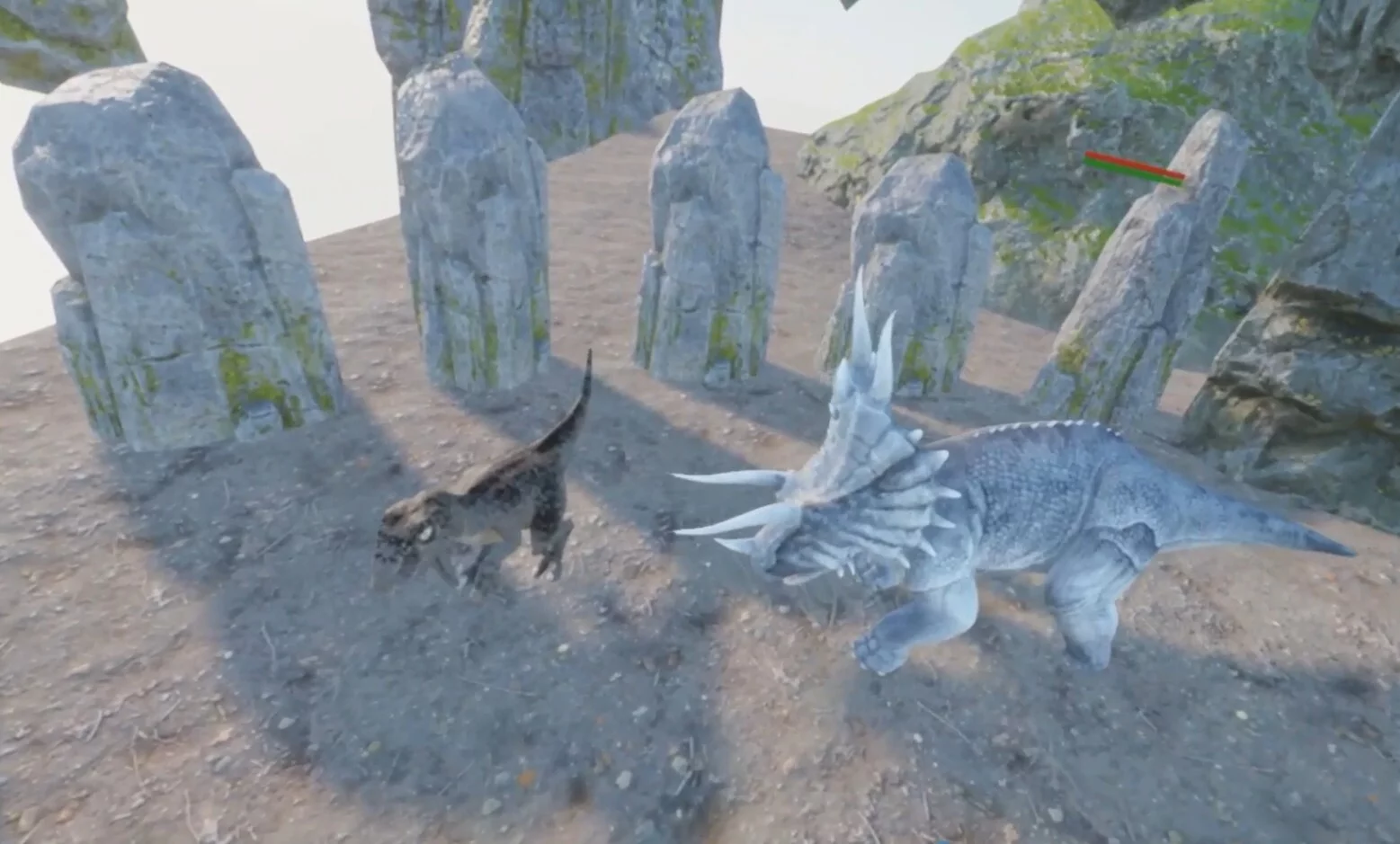 Изображение игры: VR Dinosaur Fight