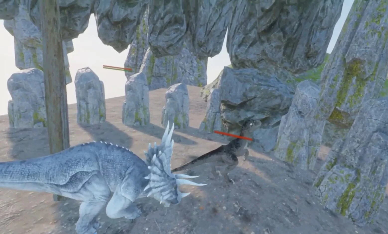 Изображение игры: VR Dinosaur Fight