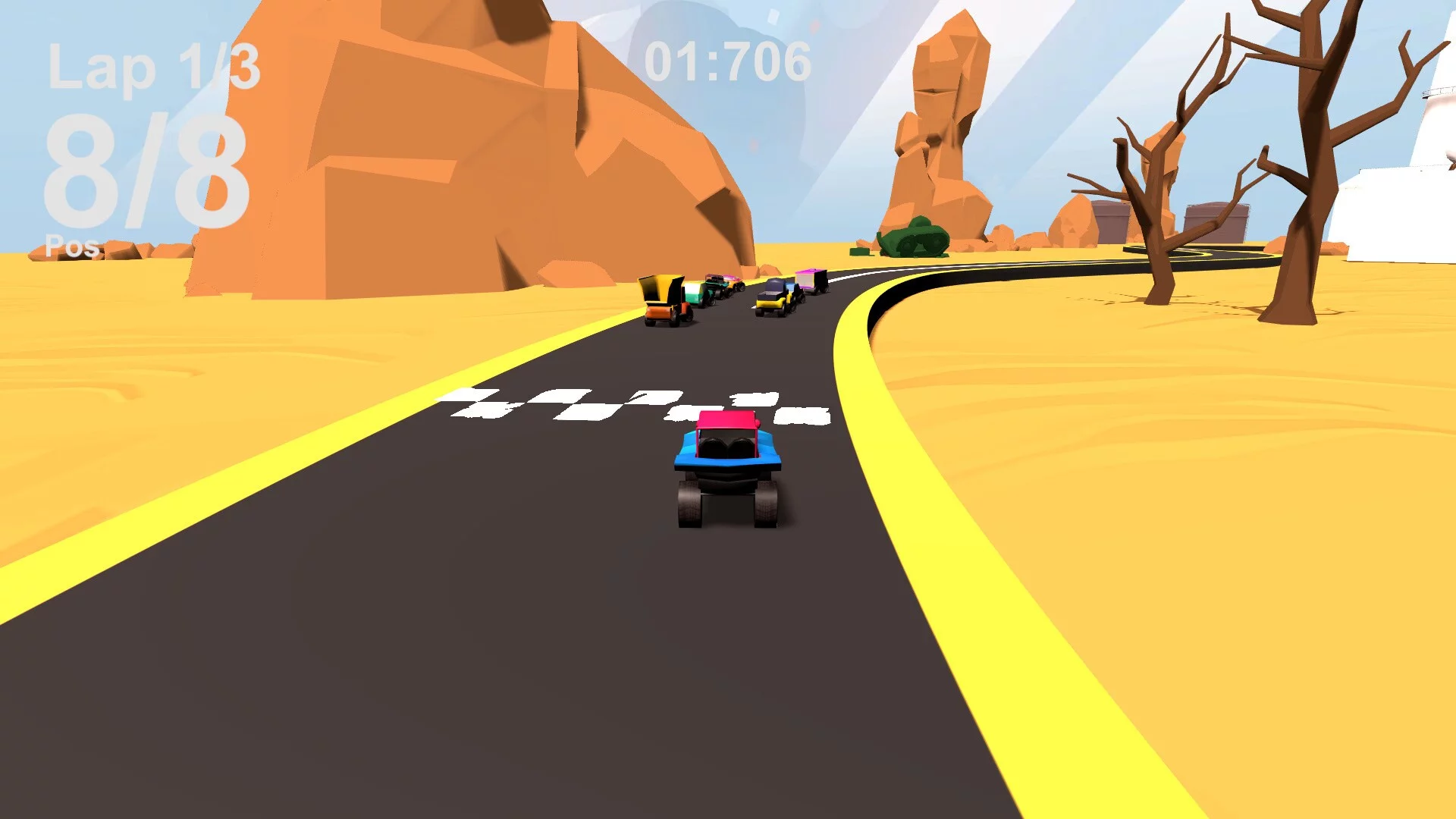 Изображение игры: RoadRace