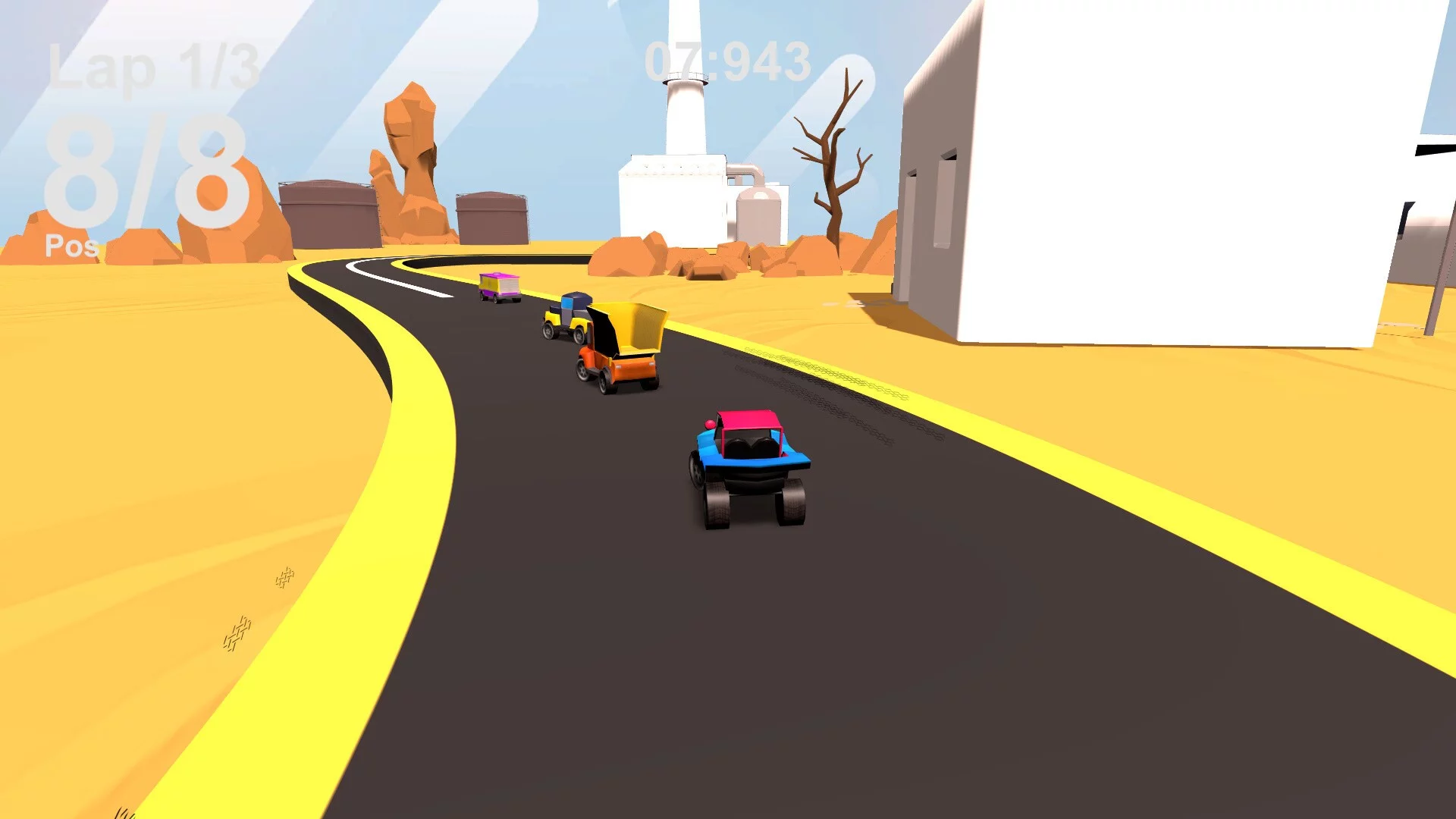 Изображение игры: RoadRace