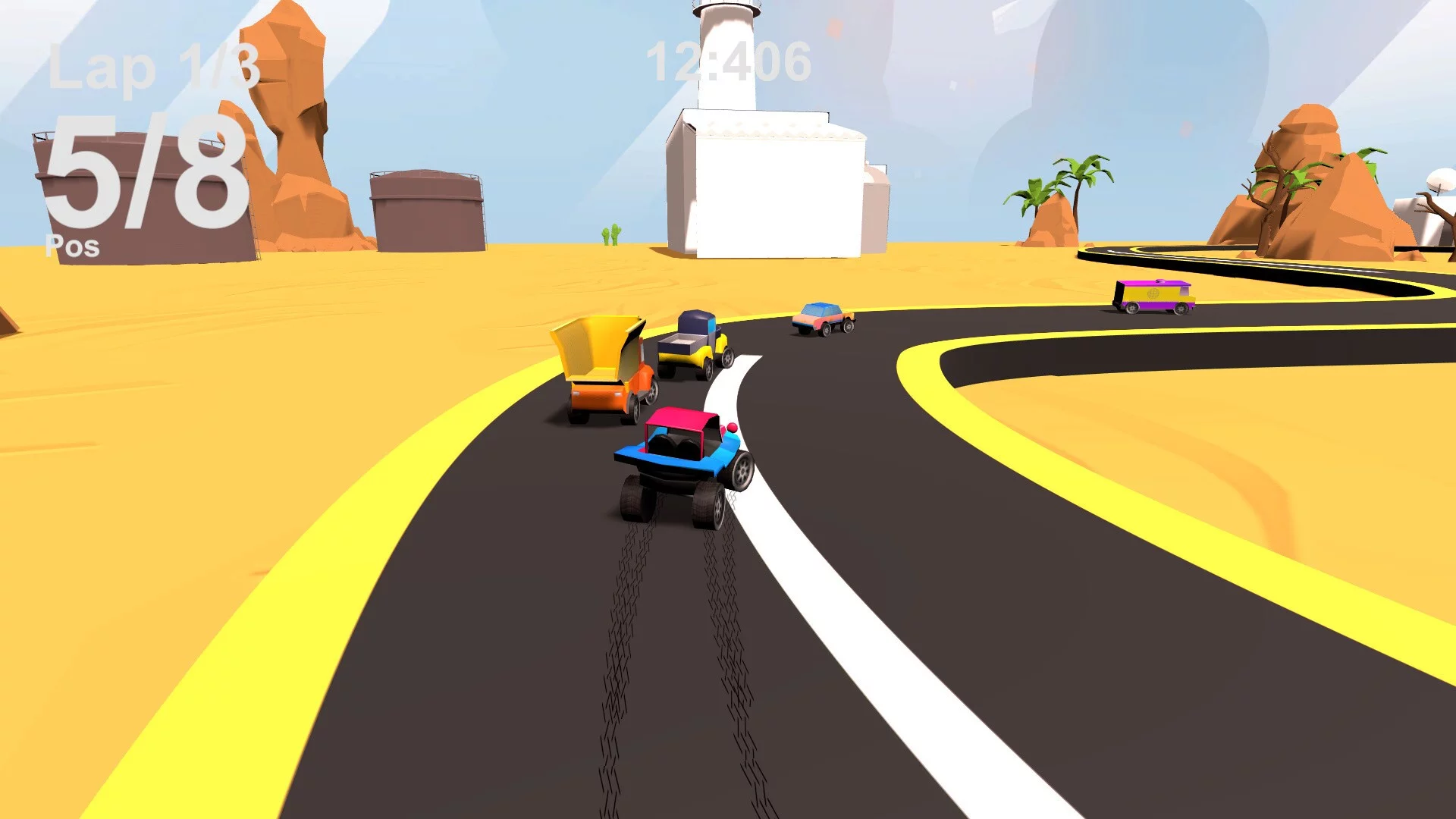 Изображение игры: RoadRace