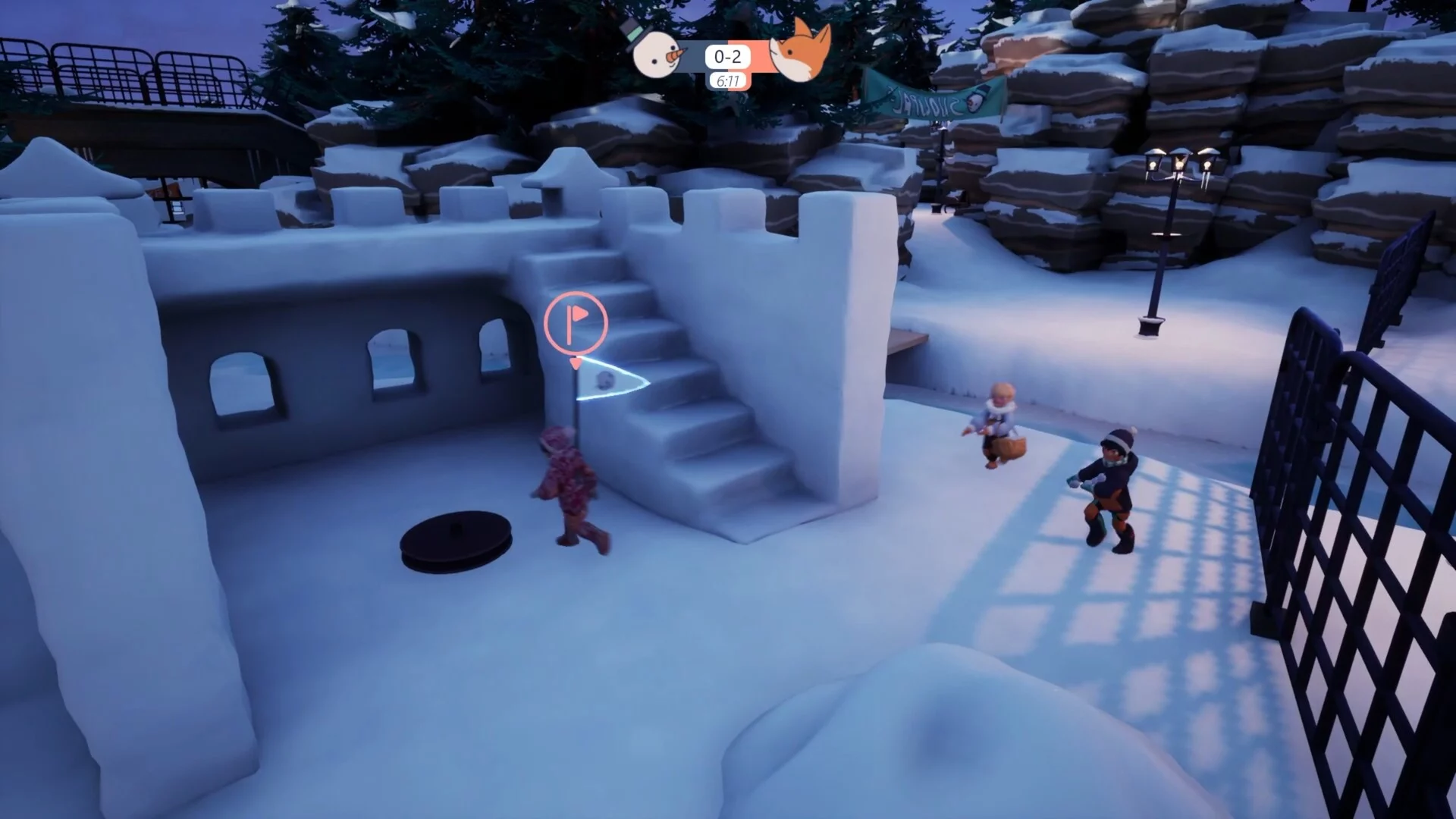 Изображение игры: SnowBrawl