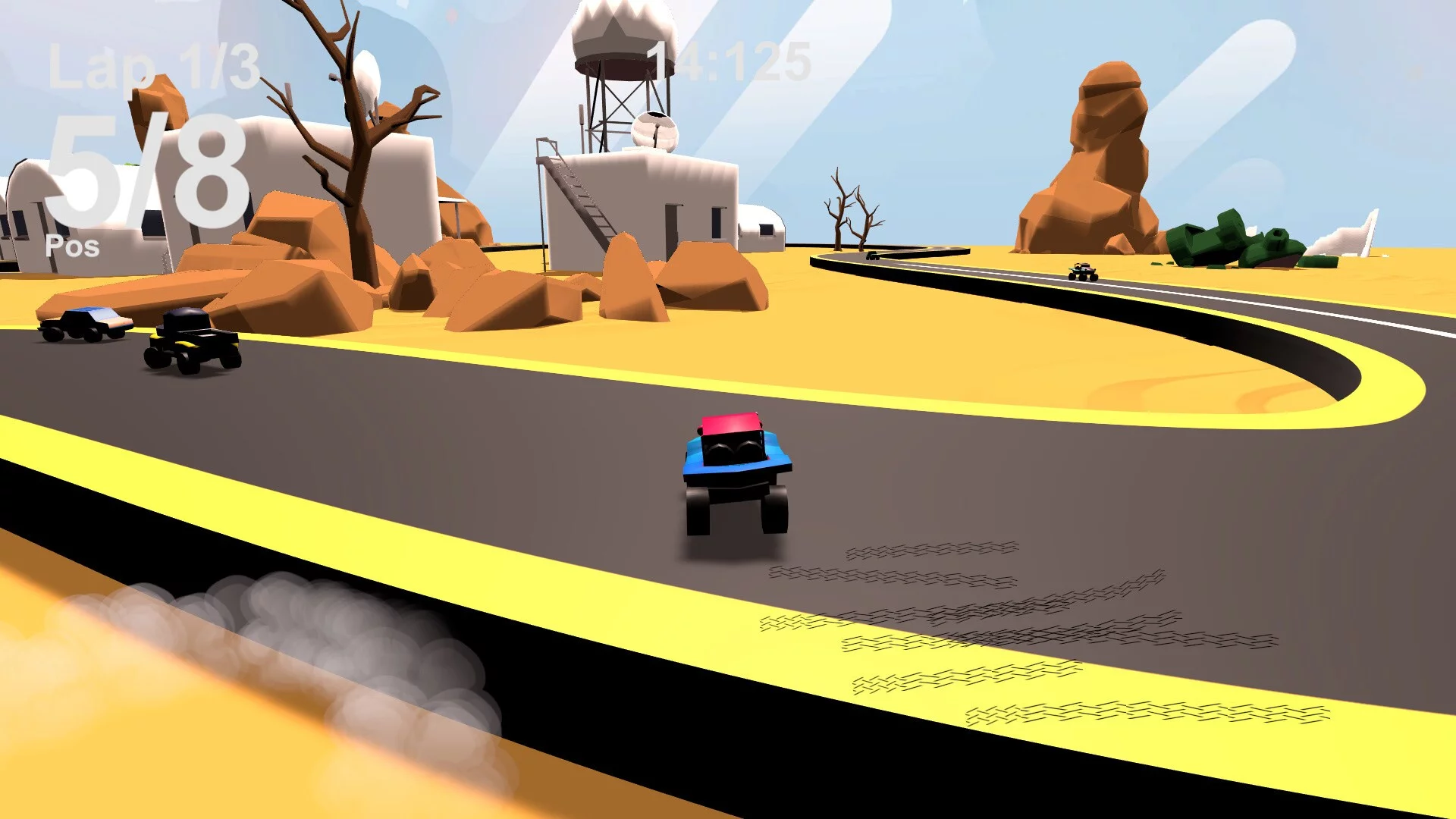 Изображение игры: RoadRace