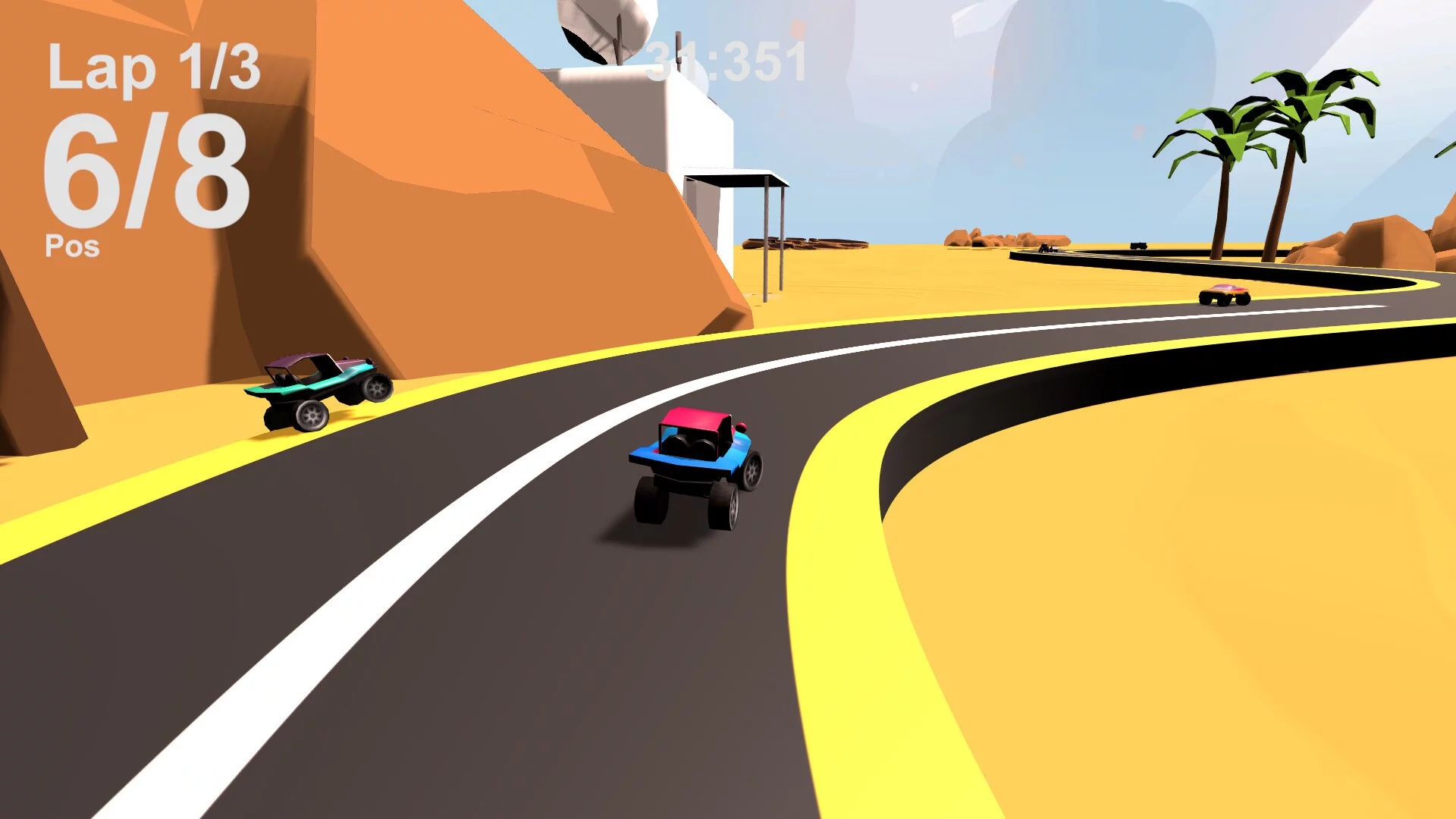 Изображение игры: RoadRace