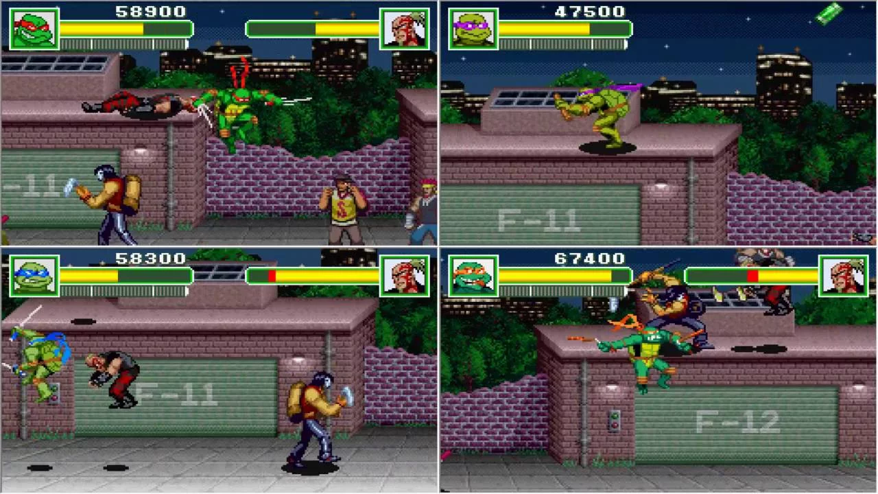 Изображение игры: Teenage Mutant Ninja Turtles Game Boy Advance