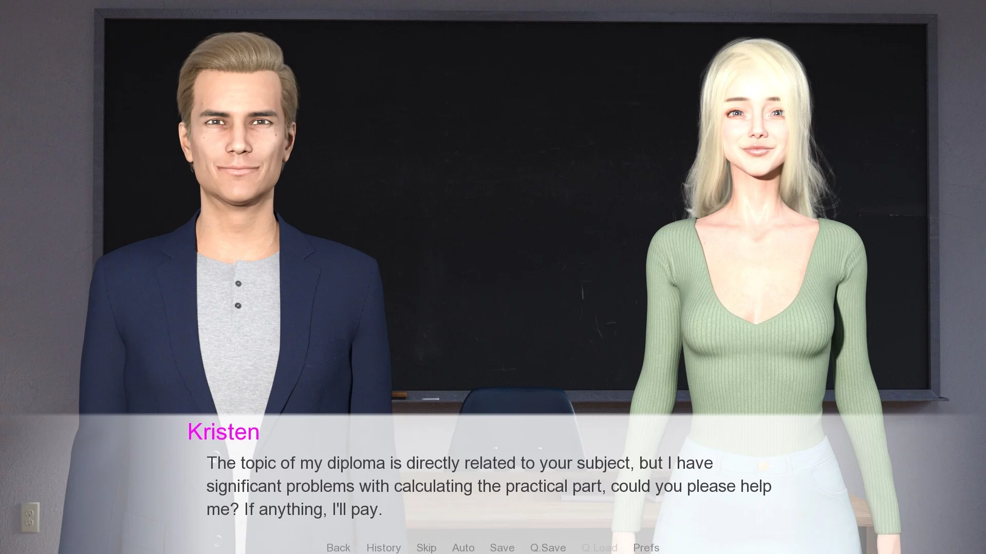 Изображение игры: Lustful Professor