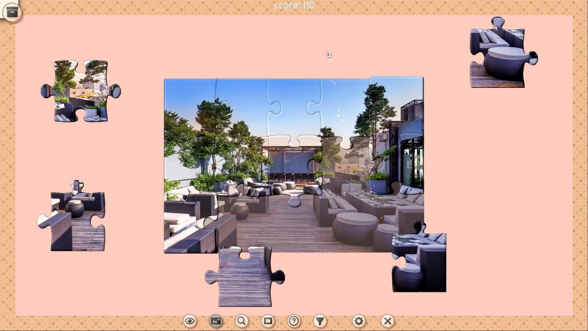 Изображение игры: 1001 Jigsaw. Interior Design