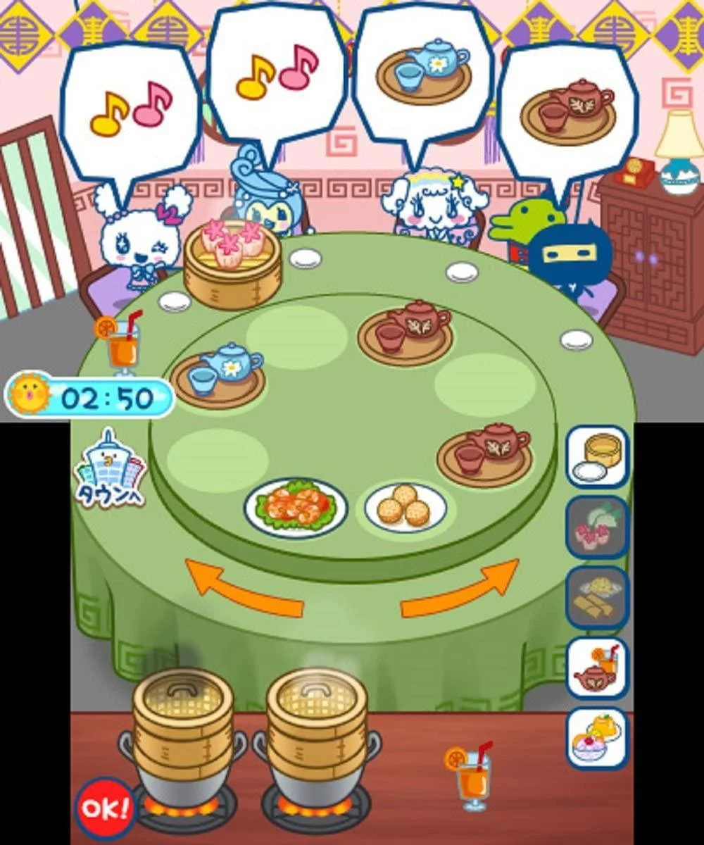Изображение игры: Tamagotchi no Puchi Puchi Omisecchi: Ninki no Omise Atsumemashita