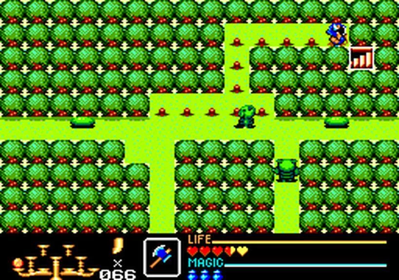 Изображение игры: Golden Axe Warrior