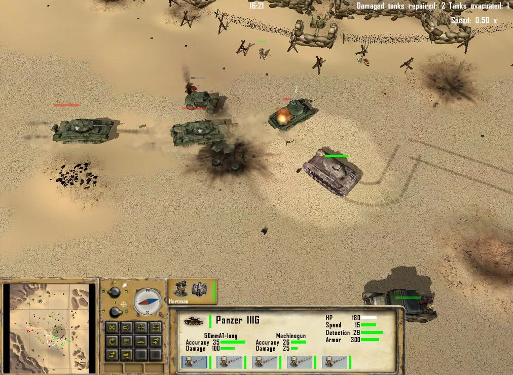 Изображение игры: Desert Rats vs. Afrika Korps