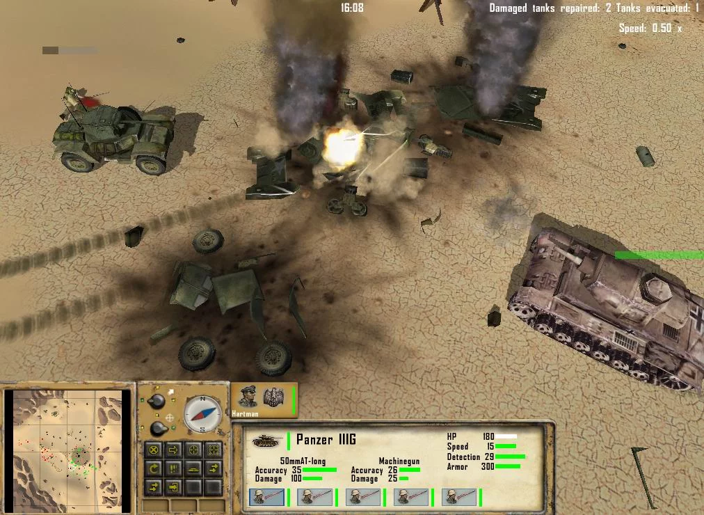 Изображение игры: Desert Rats vs. Afrika Korps
