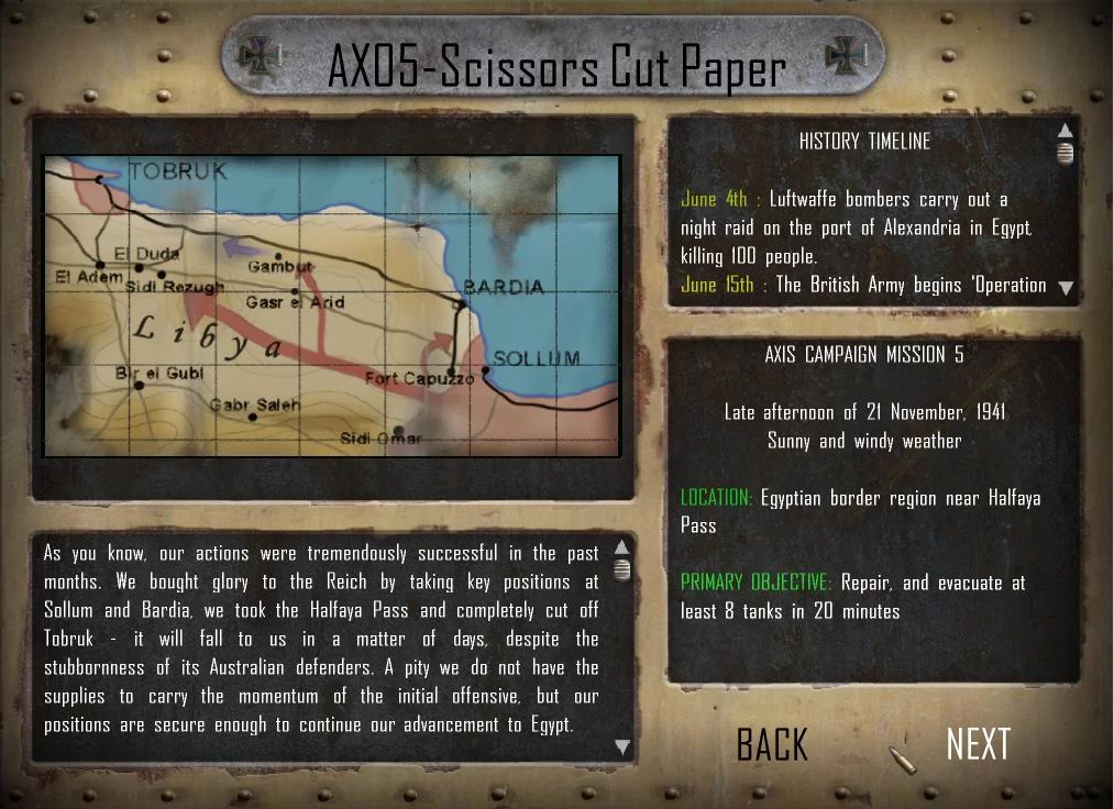 Изображение игры: Desert Rats vs. Afrika Korps