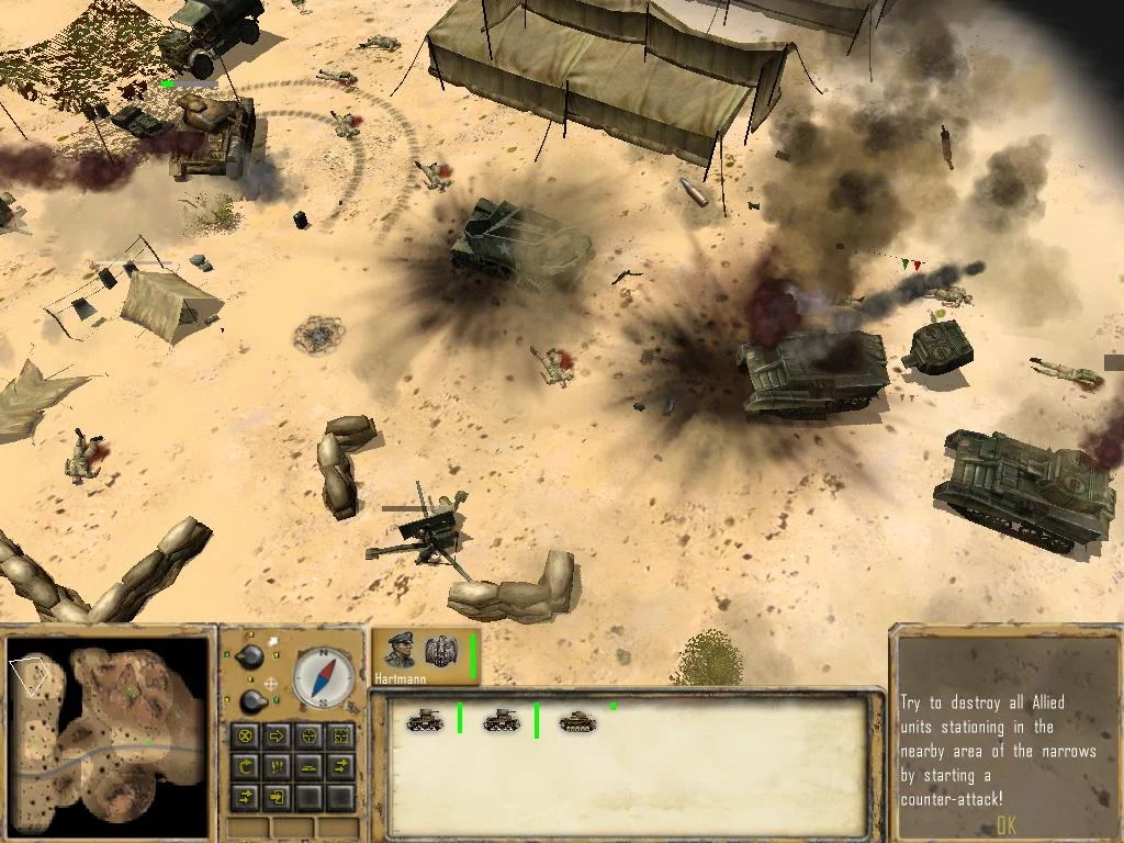 Изображение игры: Desert Rats vs. Afrika Korps