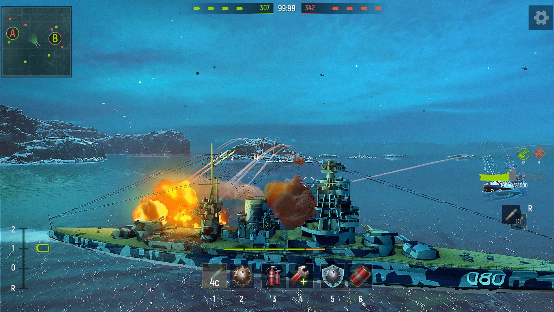 Изображение игры: Navy War: Battleship Games