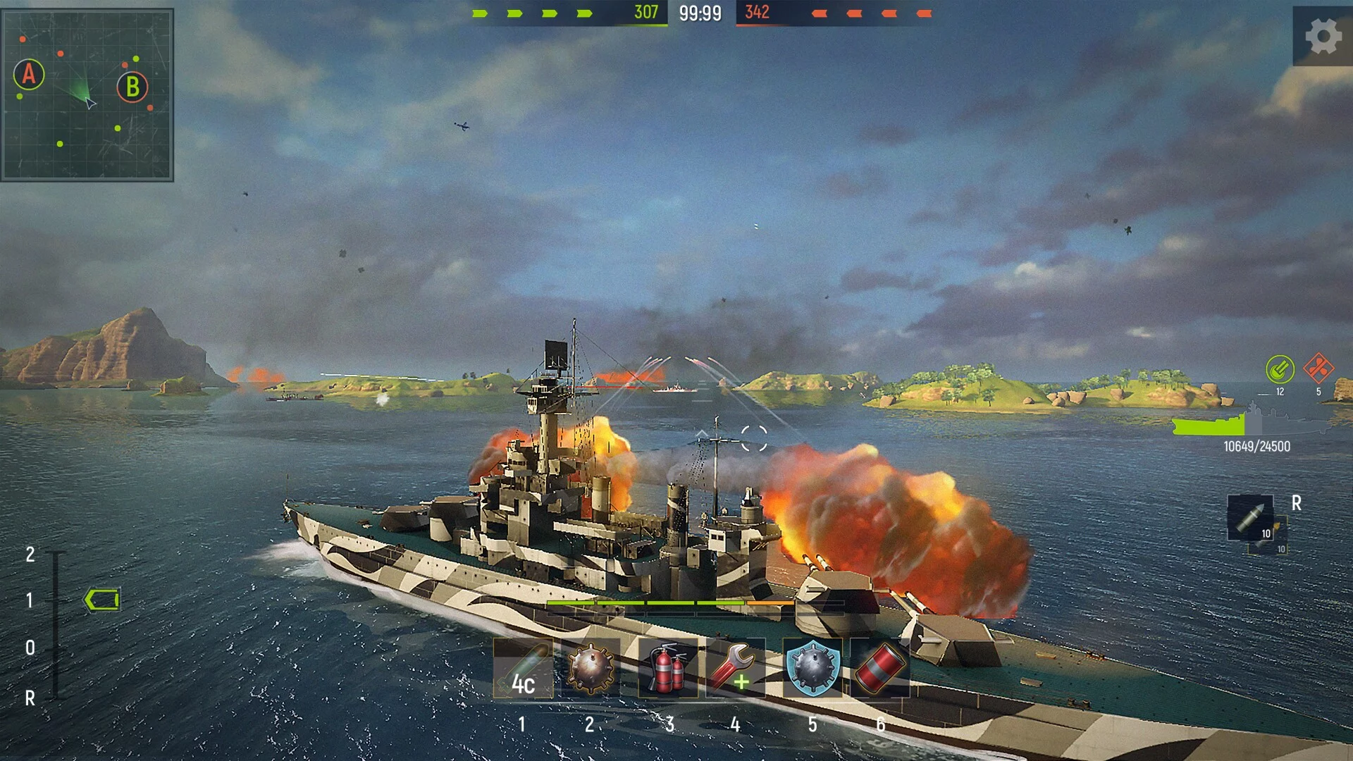Изображение игры: Navy War: Battleship Games