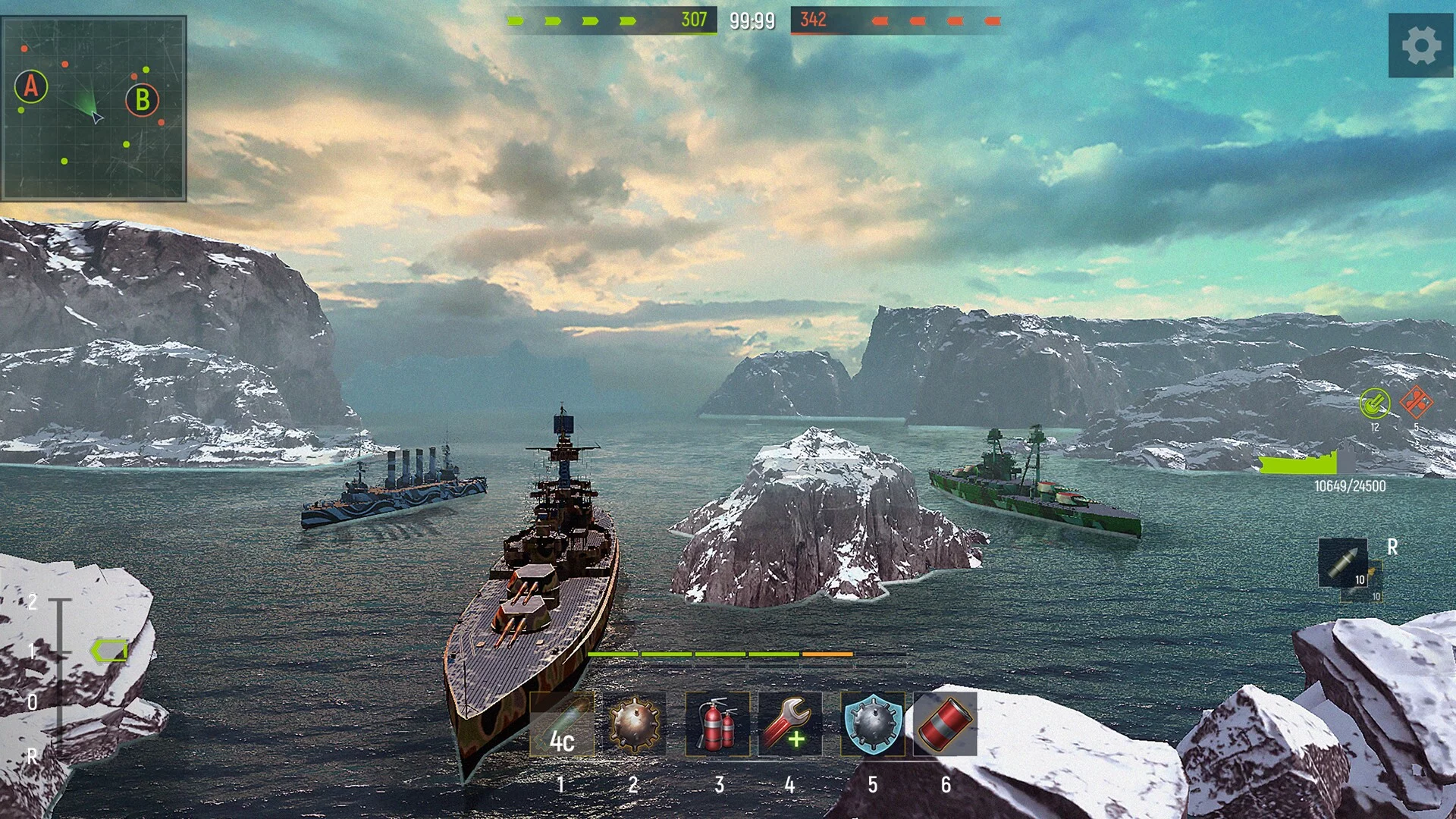 Изображение игры: Navy War: Battleship Games