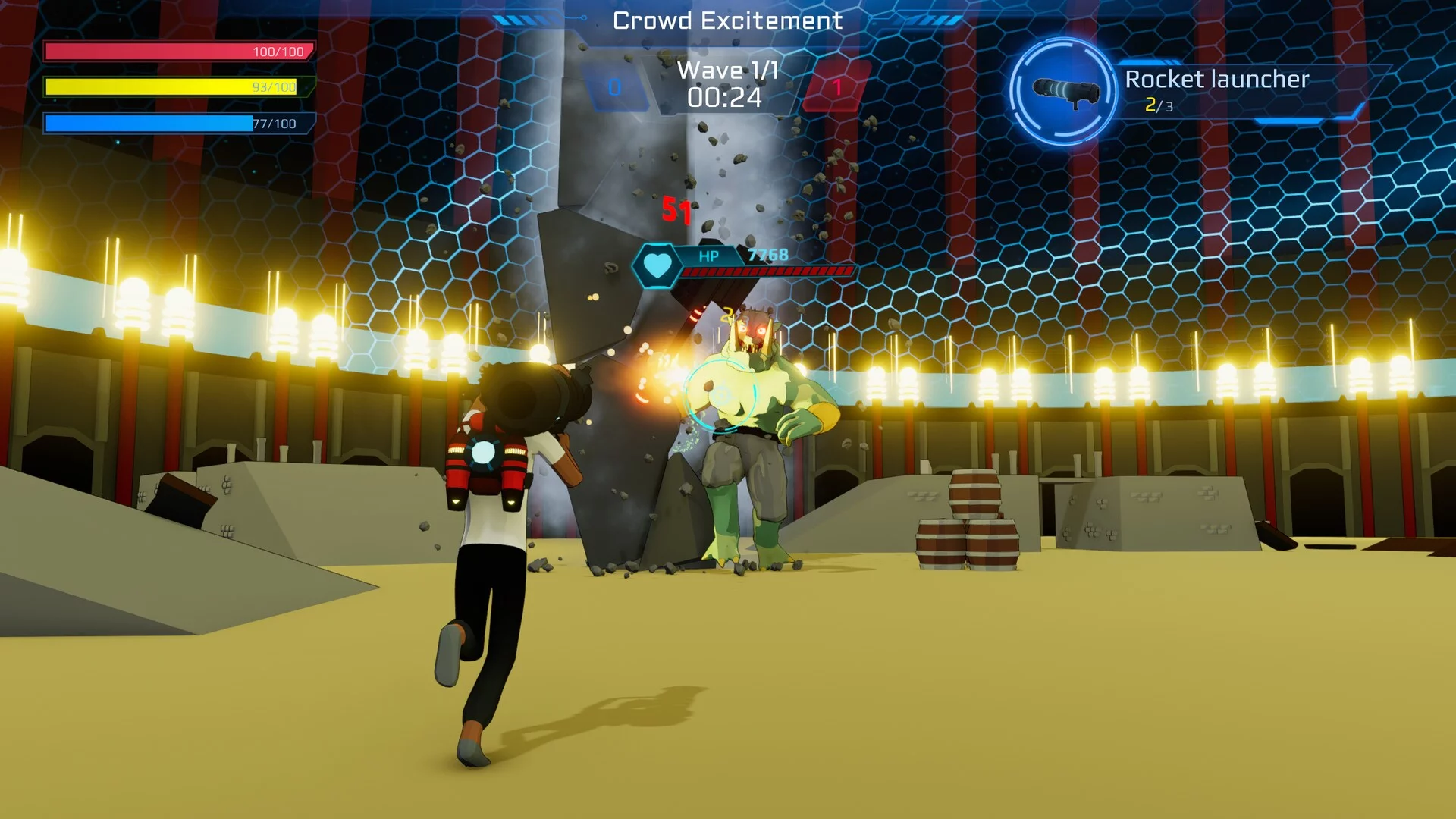 Изображение игры: Alien Gladiator