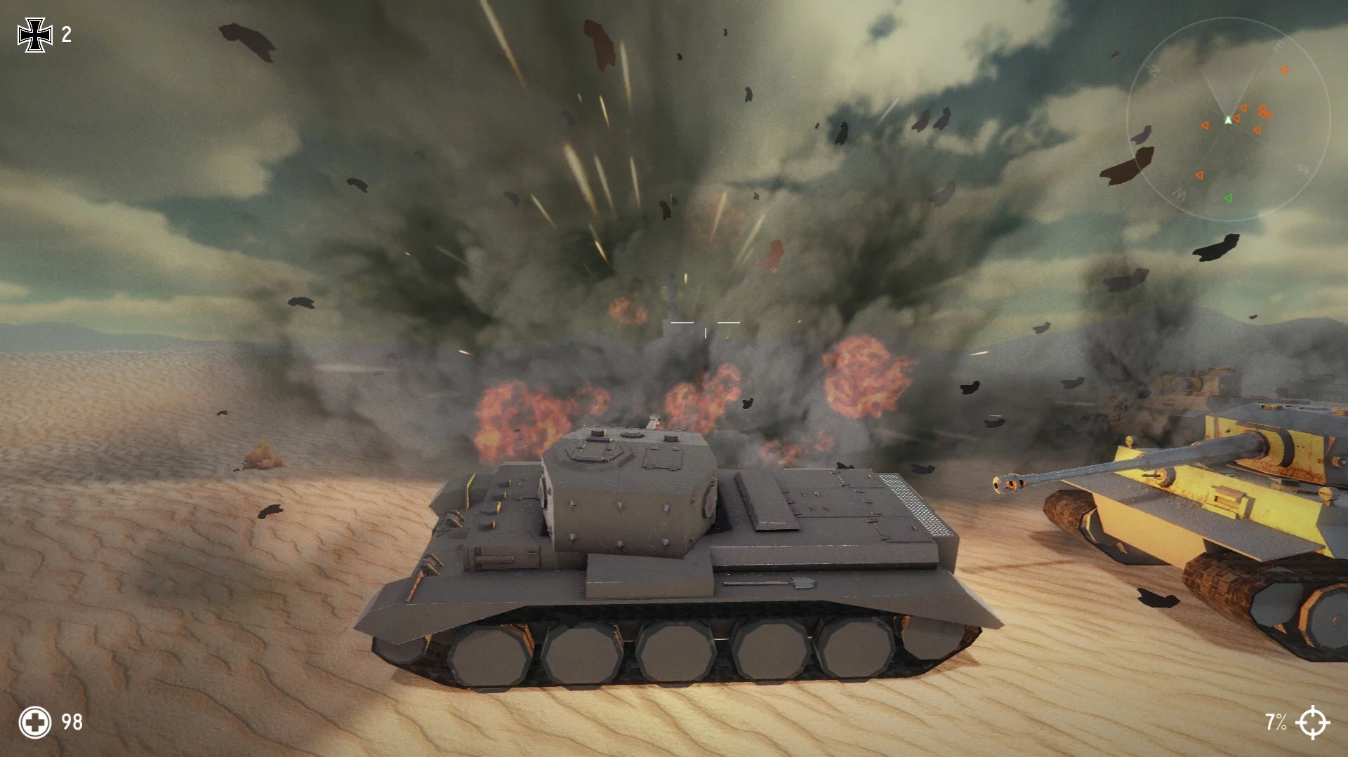 Изображение игры: Tank Commander: Battlefield