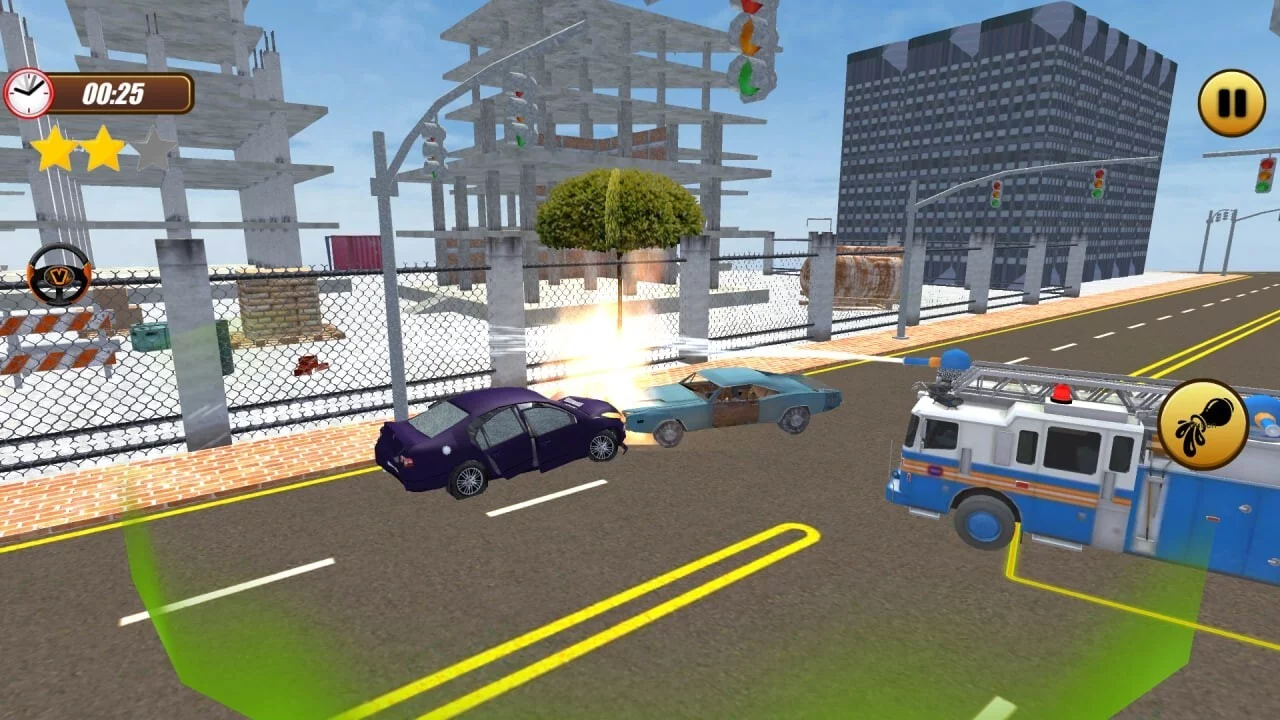 Изображение игры: Fire Truck Simulator