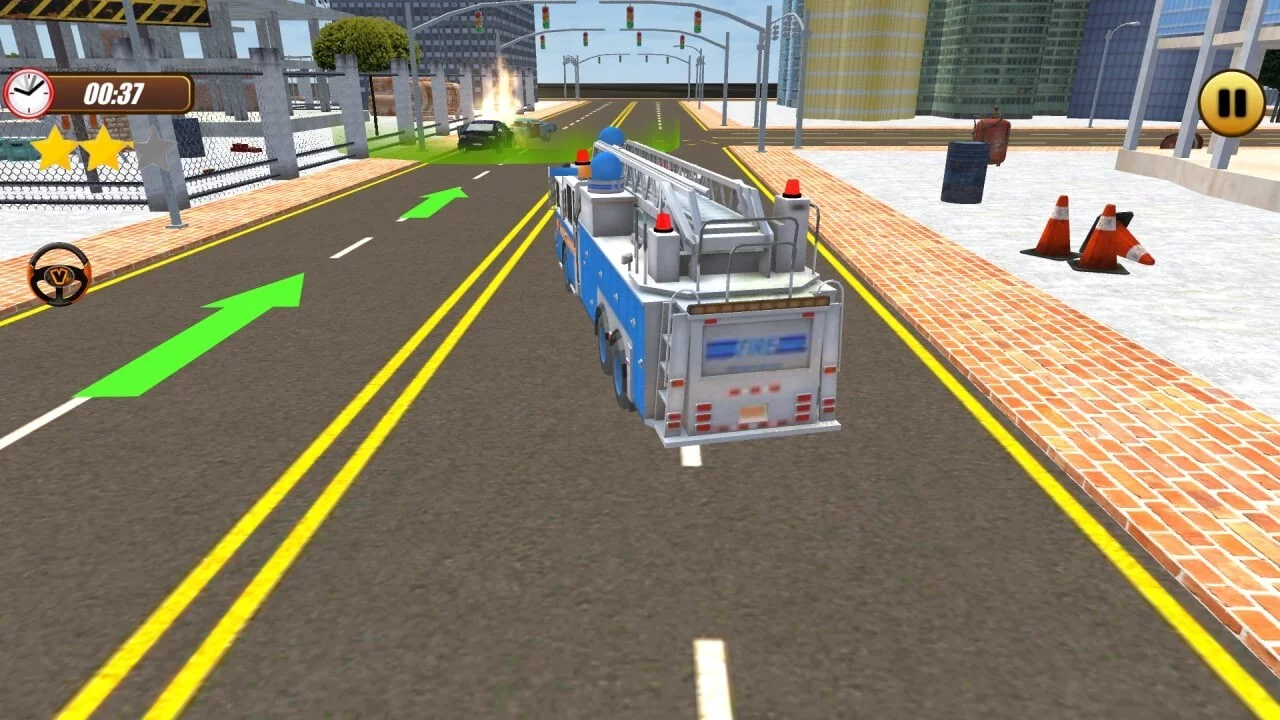 Изображение игры: Fire Truck Simulator