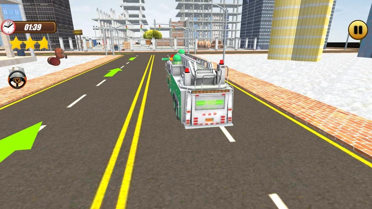 Изображение игры: Fire Truck Simulator