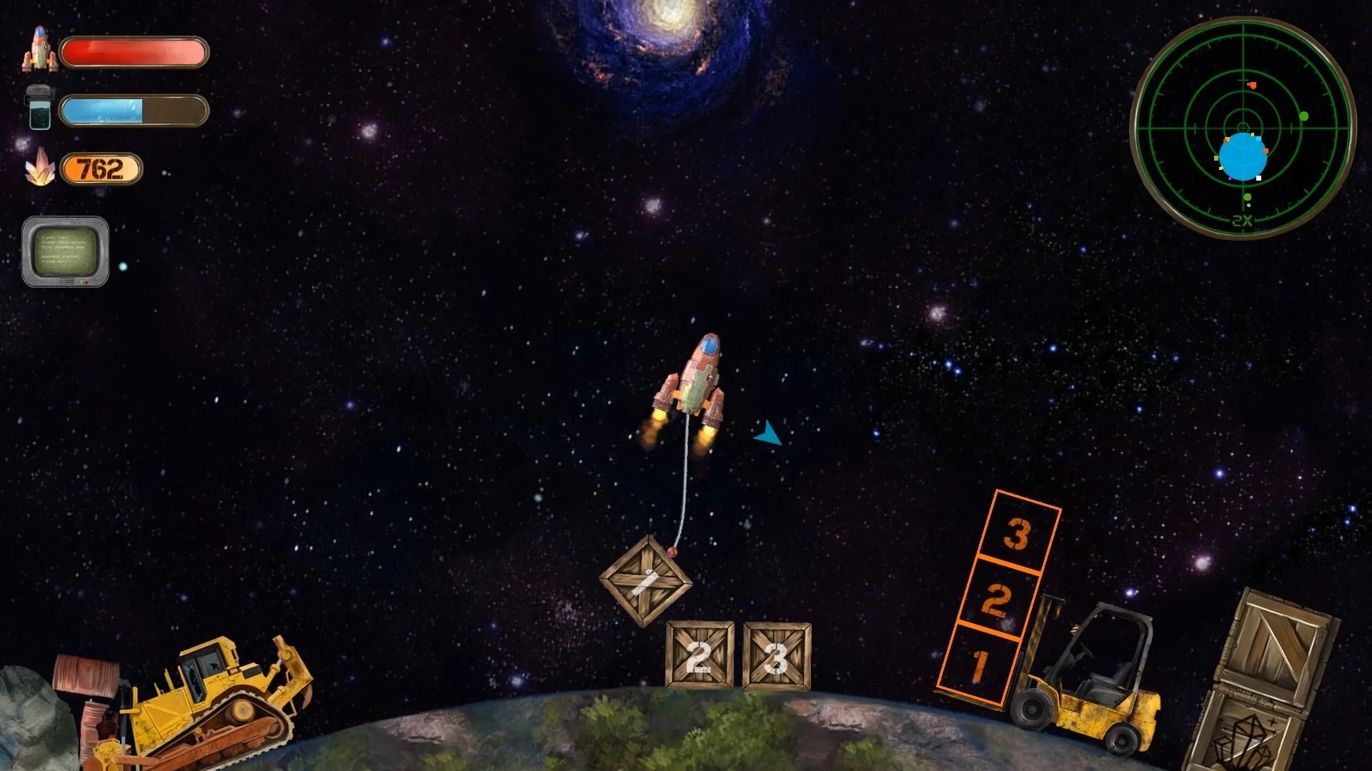 Изображение игры: SpaceKraft!