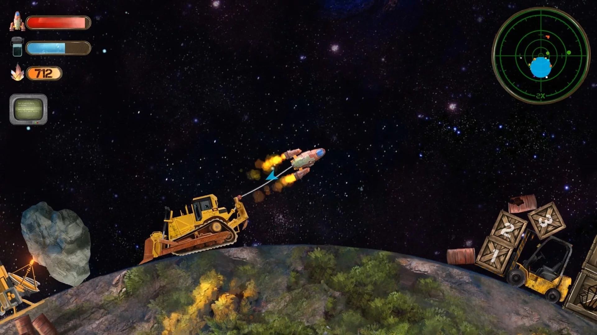 Изображение игры: SpaceKraft!