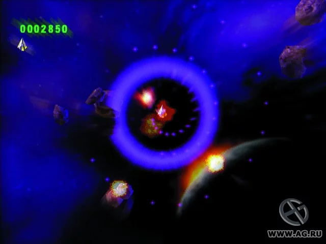 Изображение игры: Asteroids
