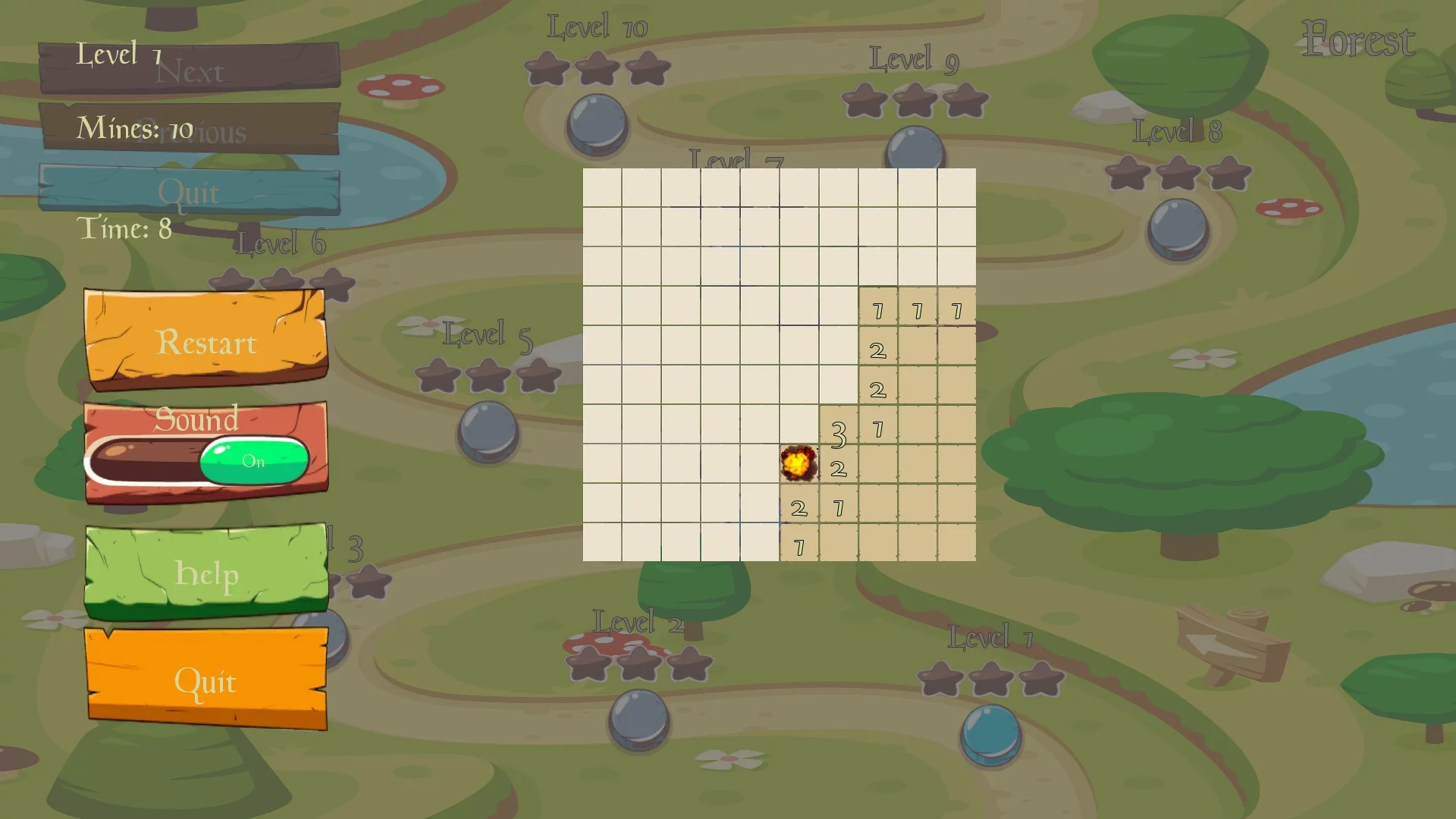 Изображение игры: Mine Seeker