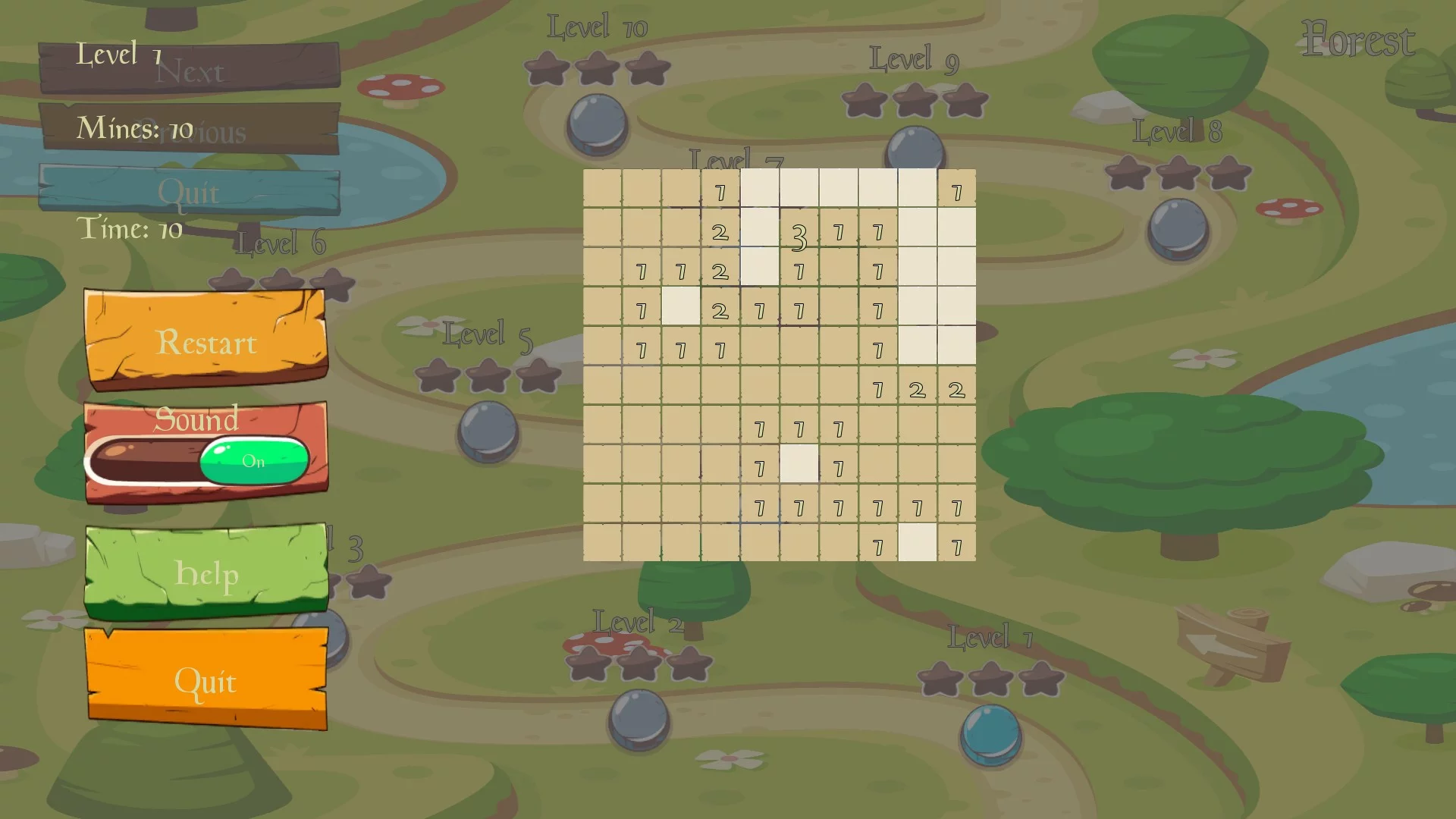 Изображение игры: Mine Seeker