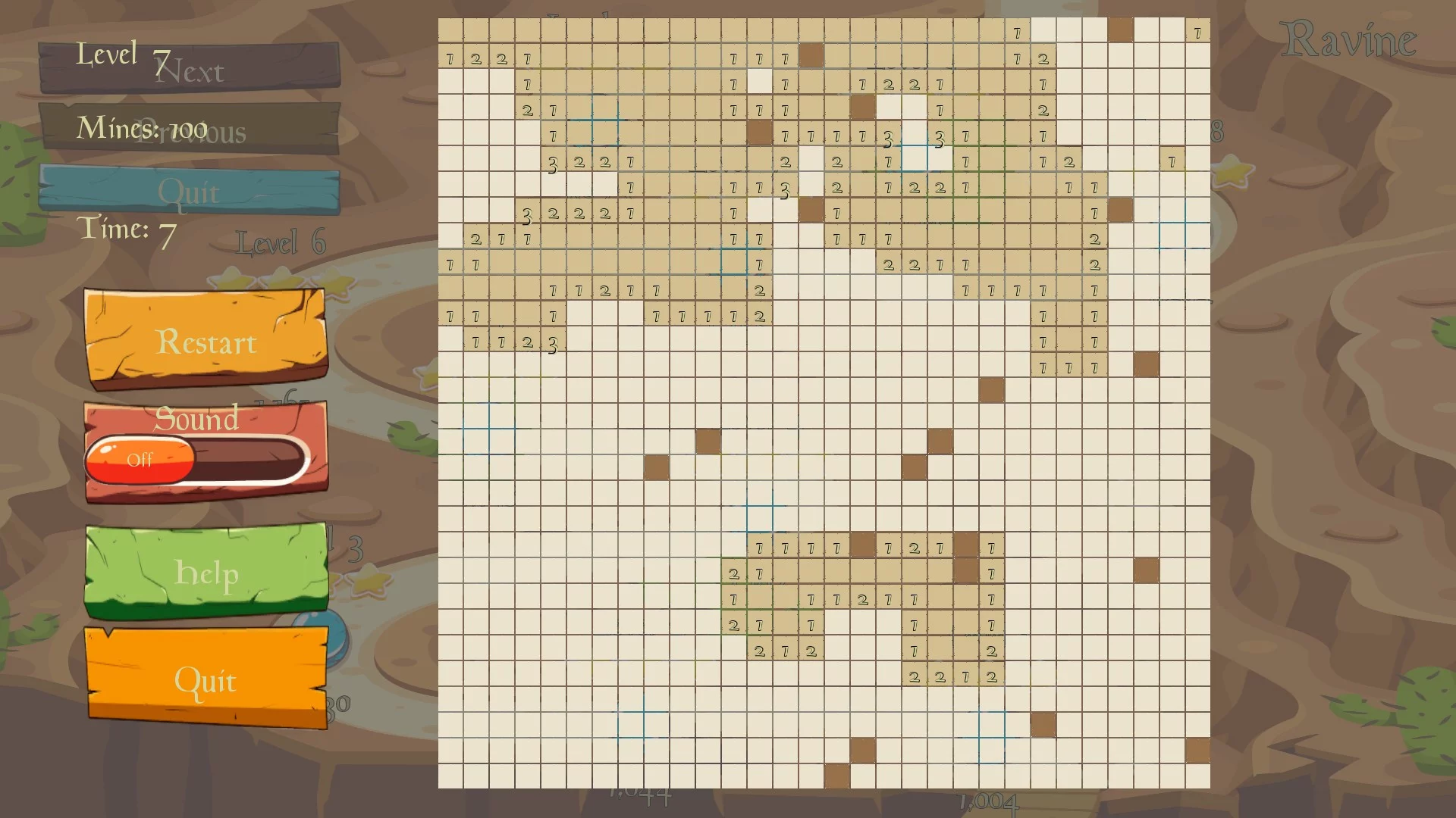 Изображение игры: Mine Seeker
