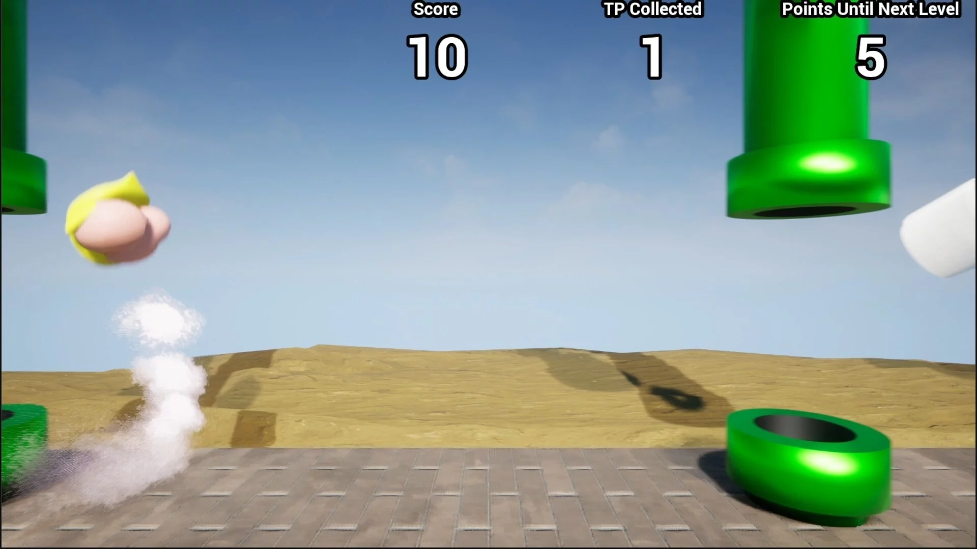 Изображение игры: Flappy Butt