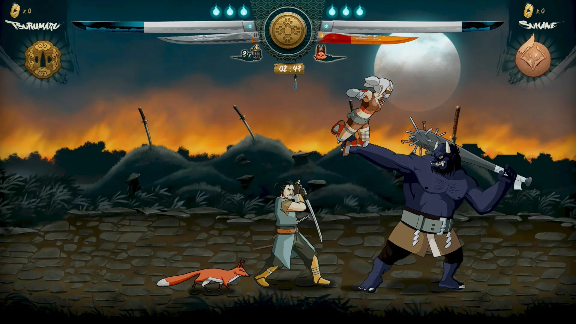 Изображение игры: Samurai Riot Definitive Edition