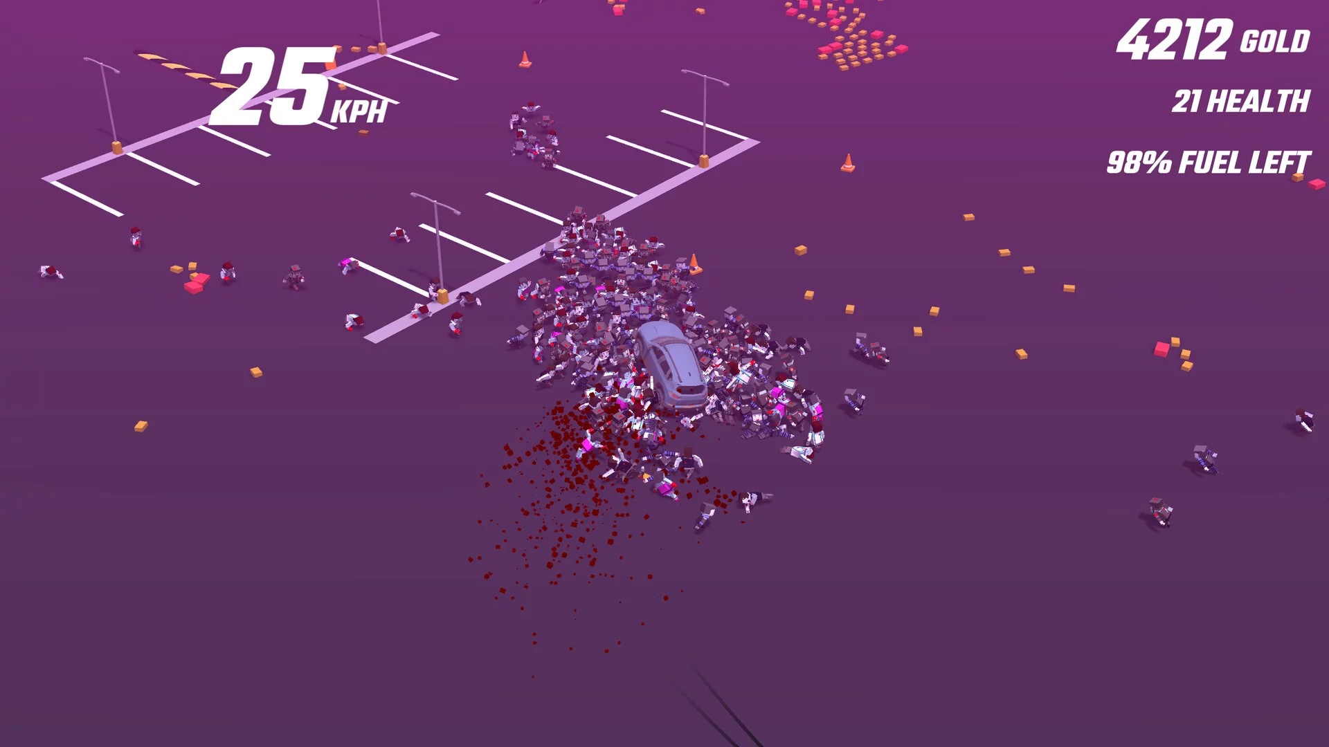 Изображение игры: Running Over Zombies