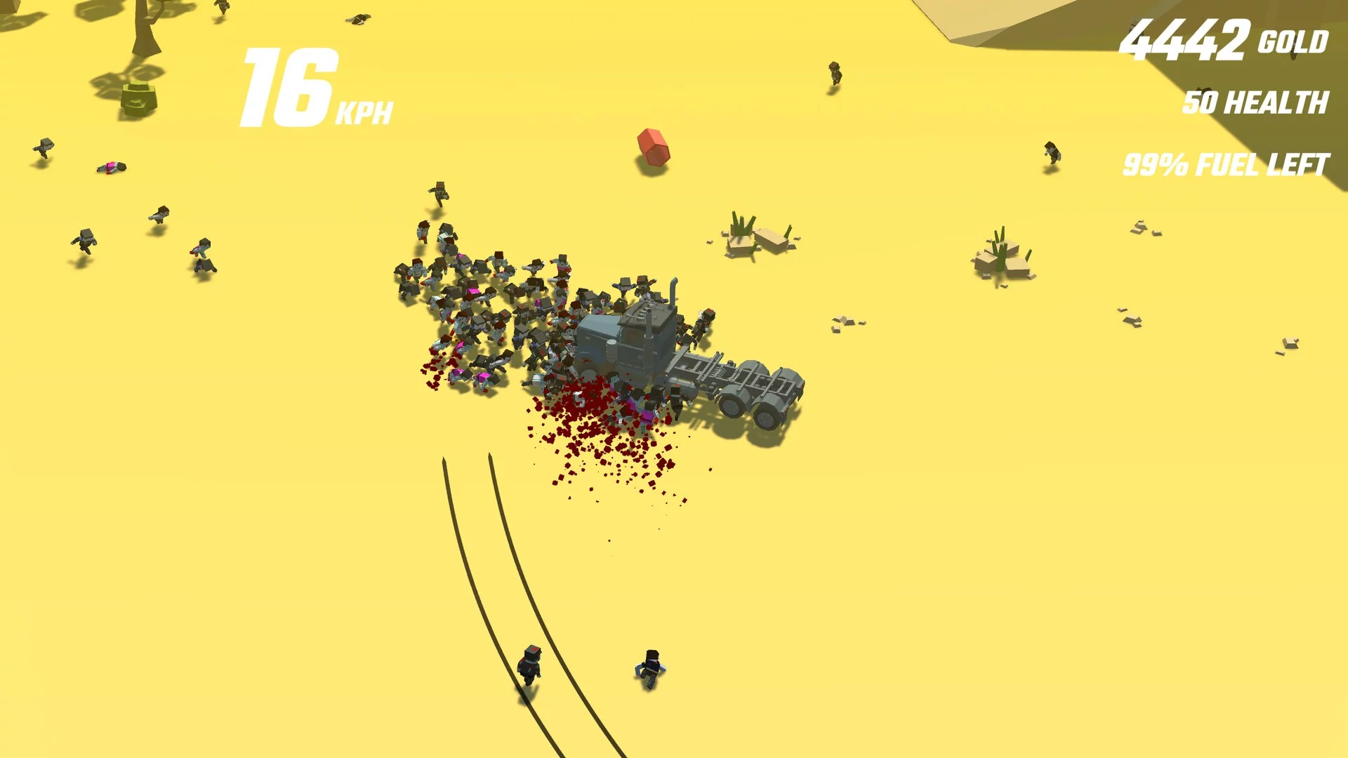 Изображение игры: Running Over Zombies
