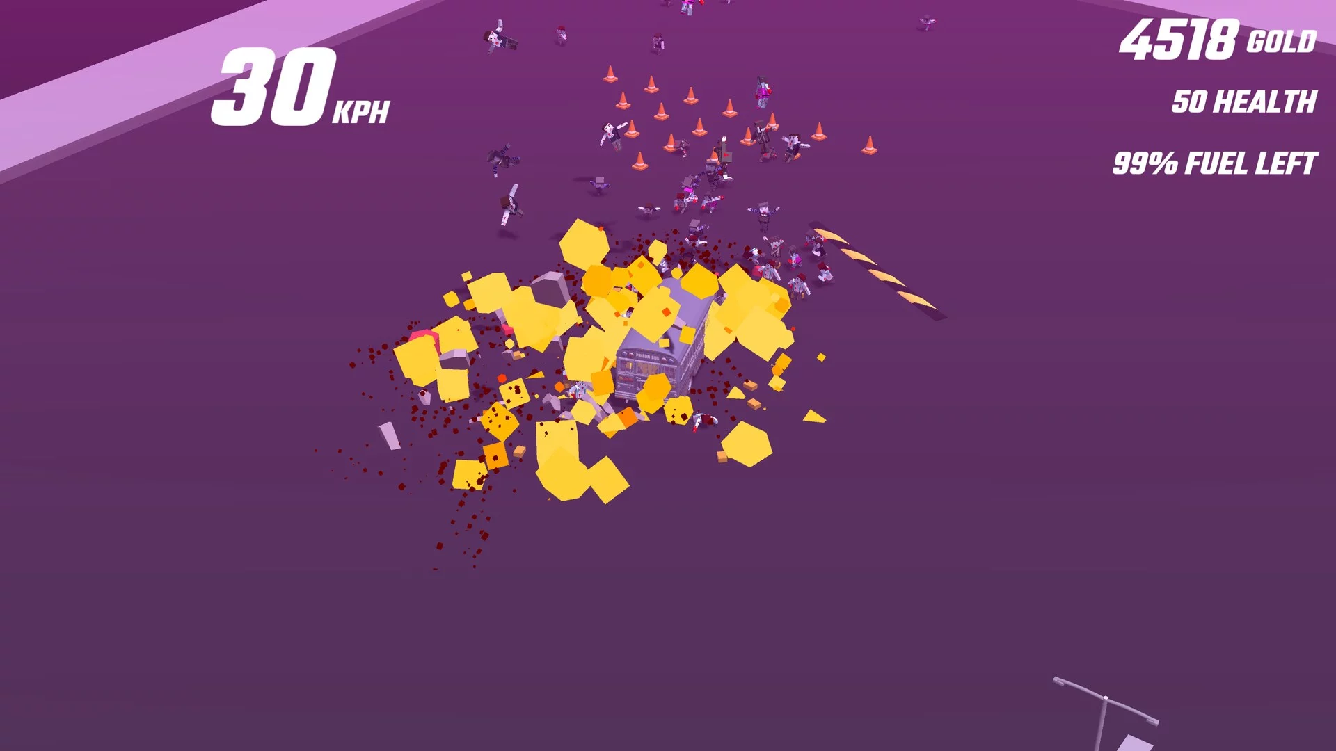 Изображение игры: Running Over Zombies