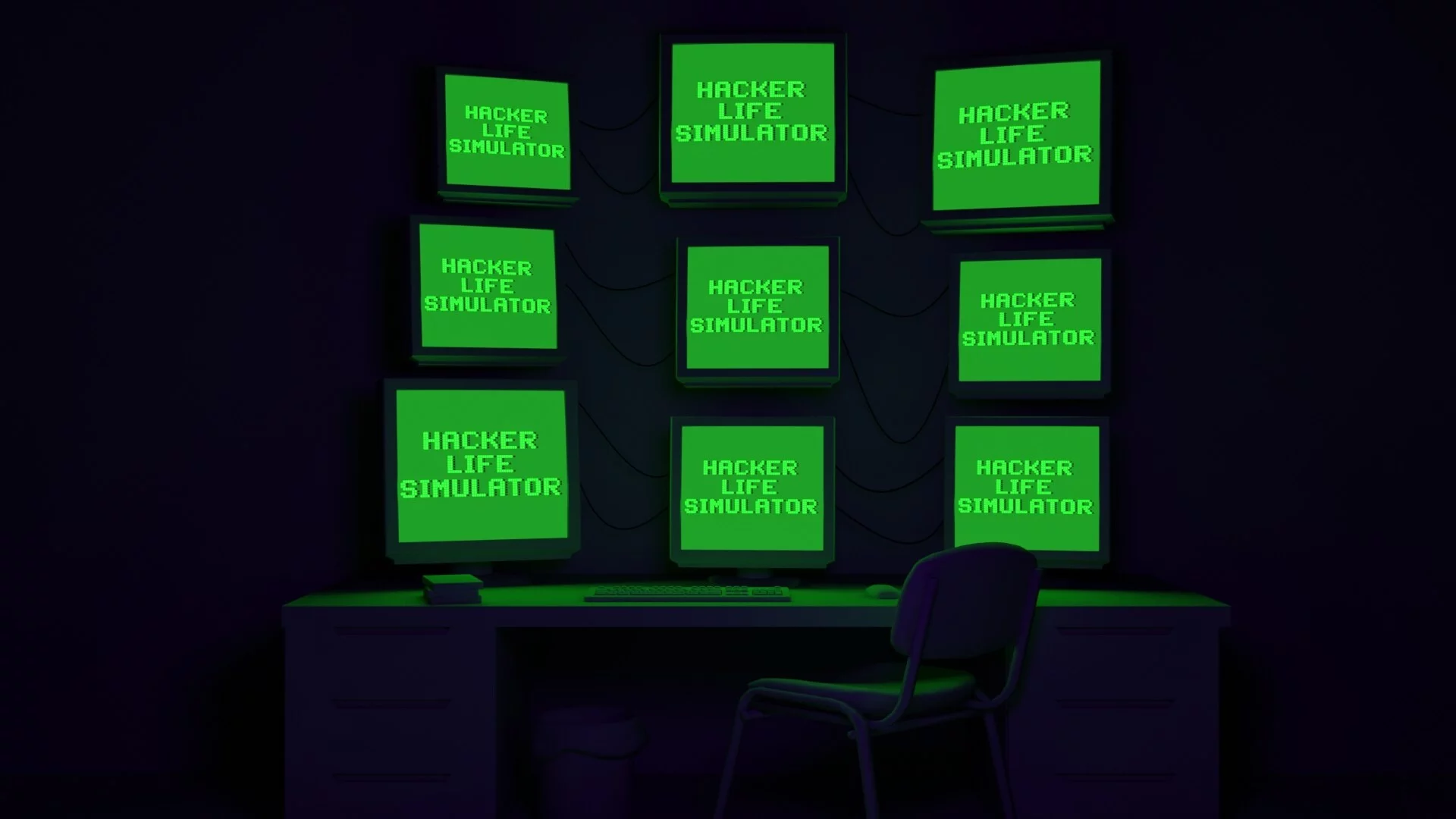 Изображение игры: Hacker life simulator
