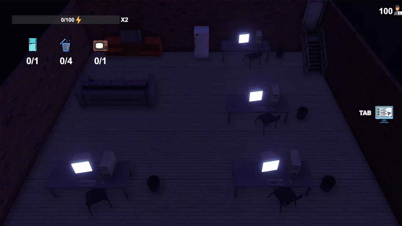 Изображение игры: Hacker life simulator