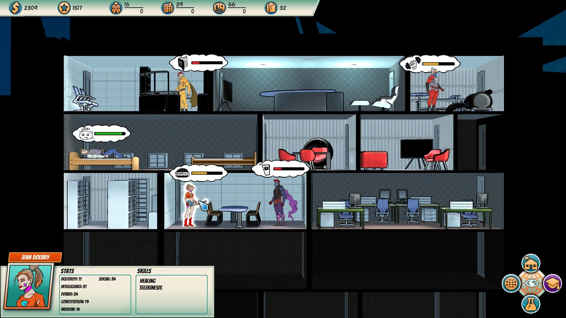 Изображение игры: Superheroes Academy